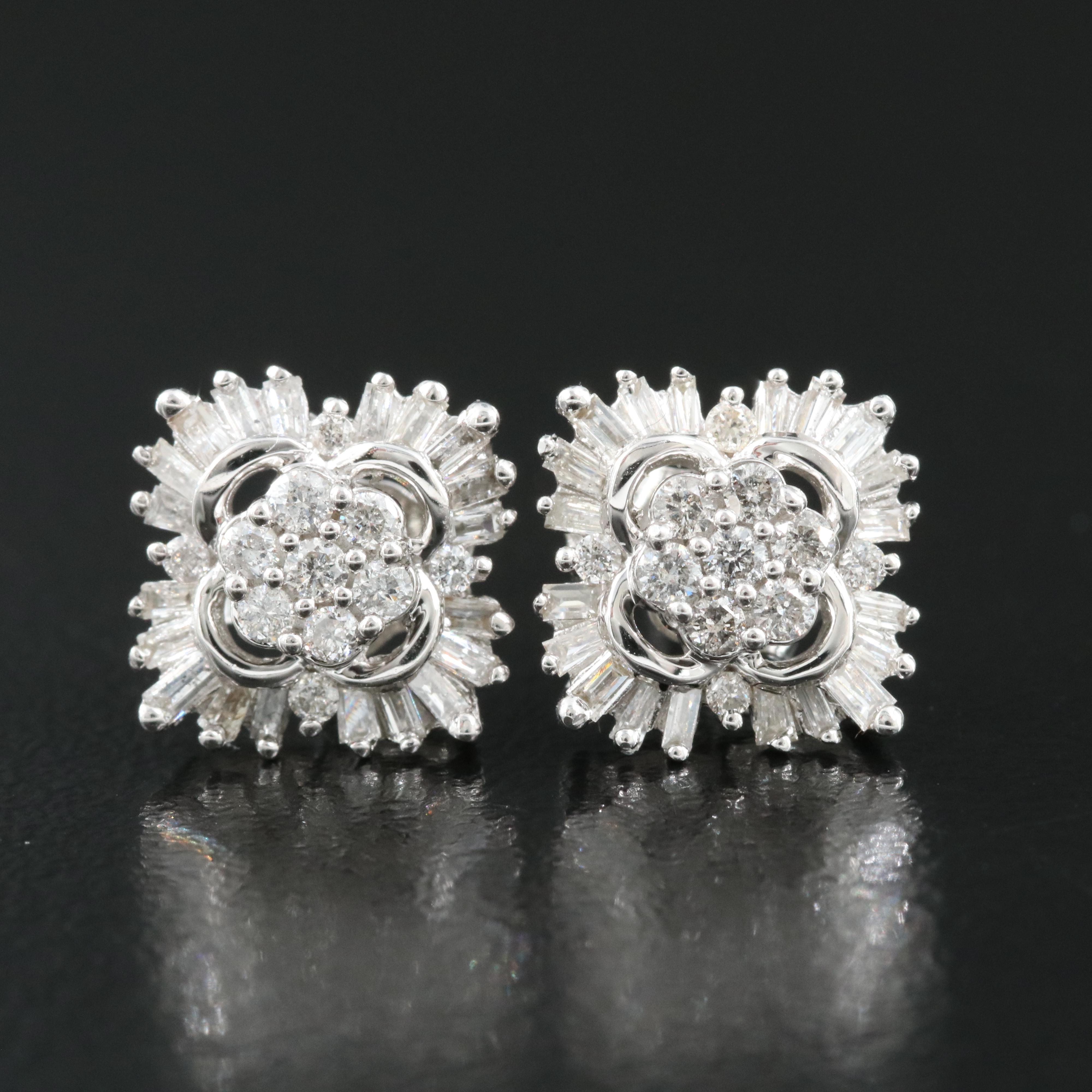 Vera Wang "Simply Vera" Sterling 0.52 CTW Diamond Earrings