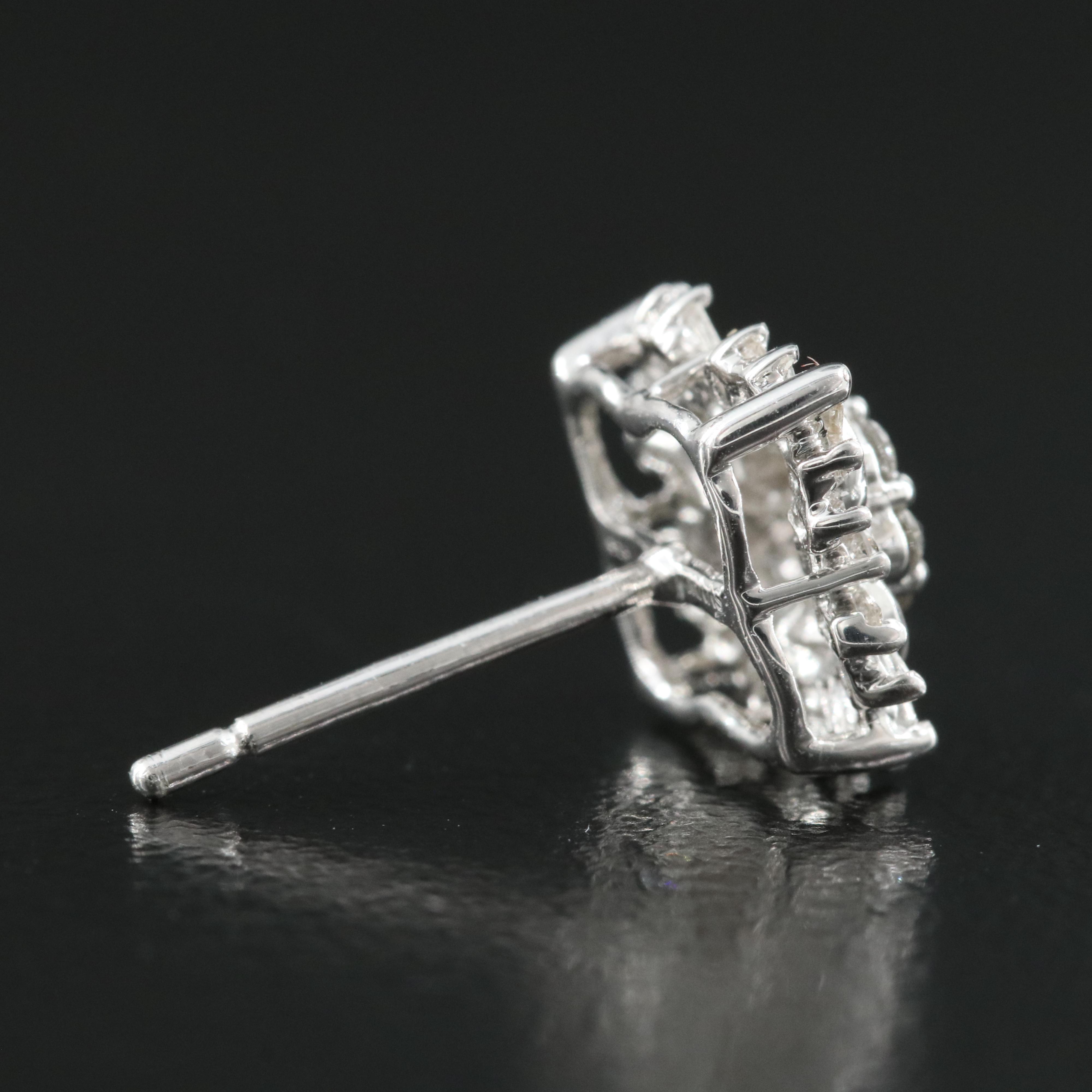 Vera Wang "Simply Vera" Sterling 0.52 CTW Diamond Earrings