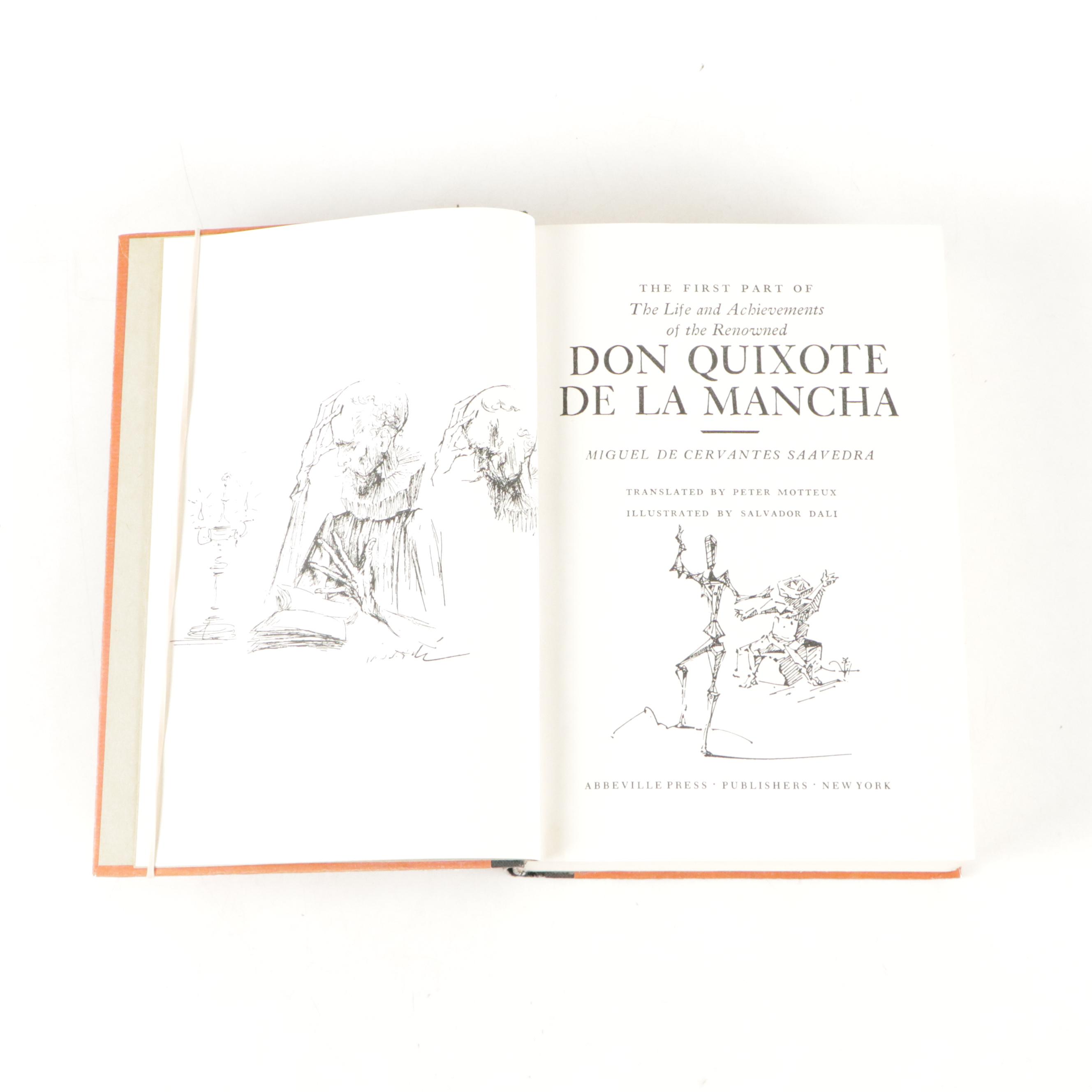 Salvador Dalí Illustrated "Don Quixote" by Miguel de Cervantes, 1979