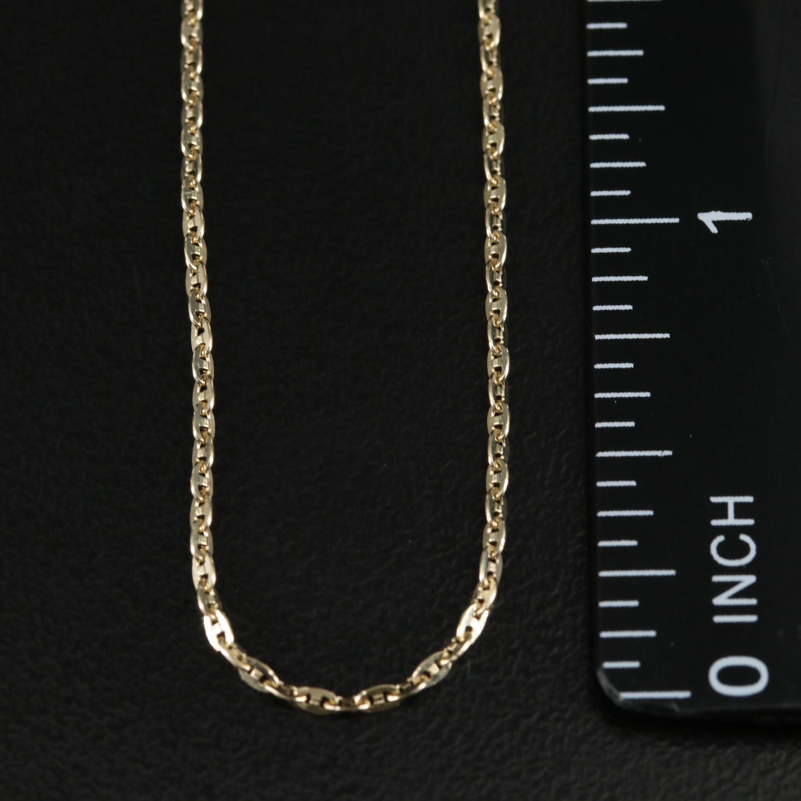 14K Mariner Chain Necklace