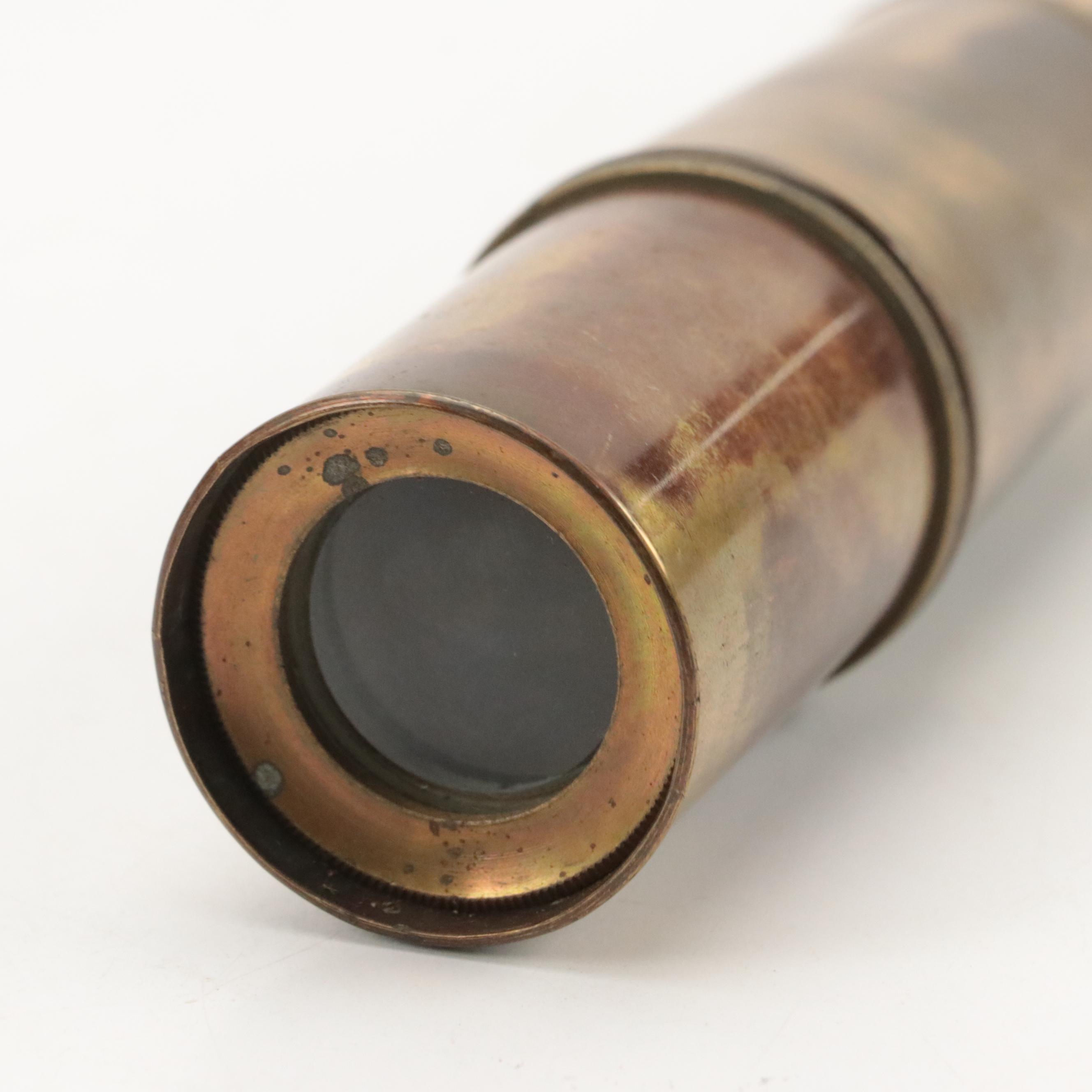 Stanley of London Brass Spyglass, 1885