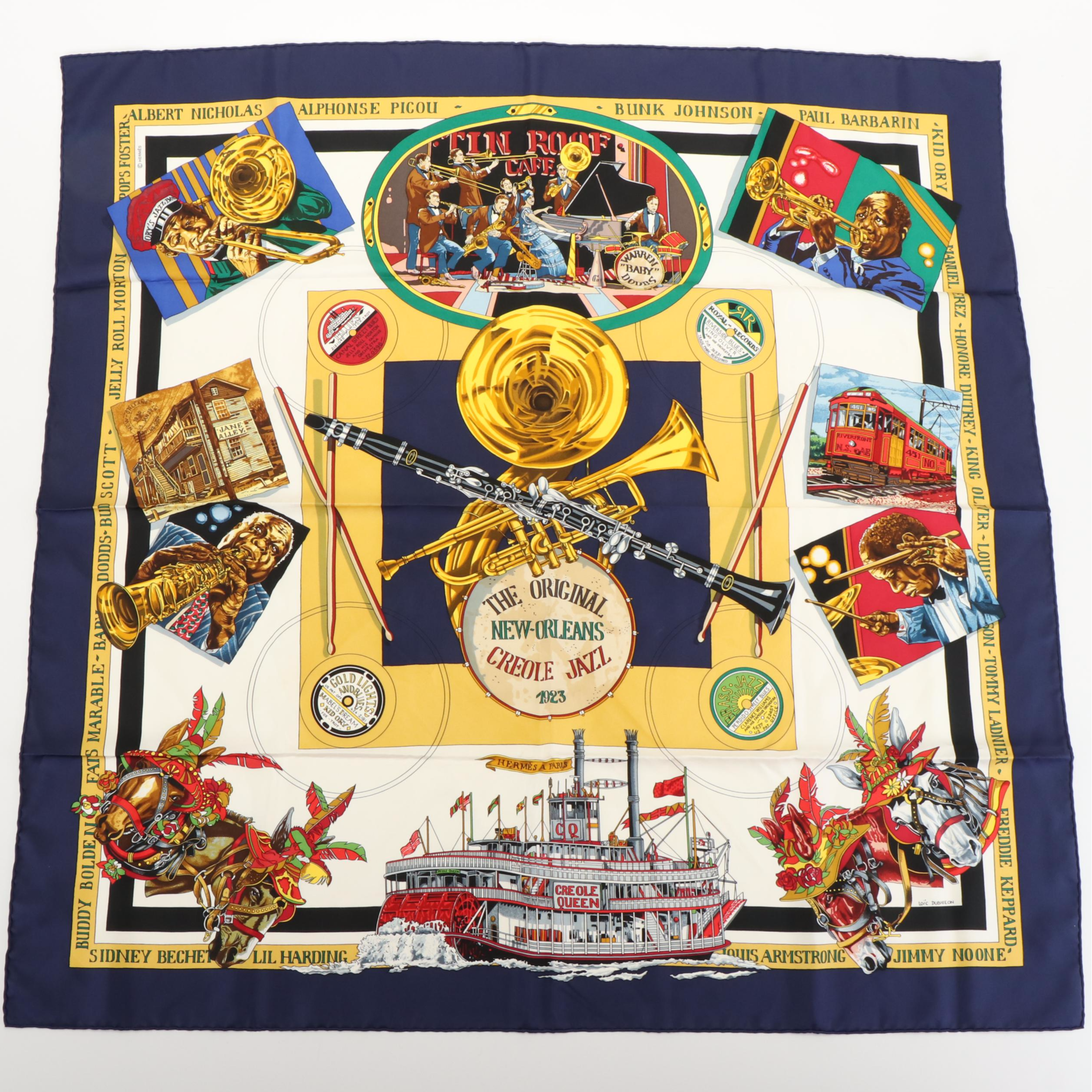 Hermès "The New Orleans" Silk Scarf
