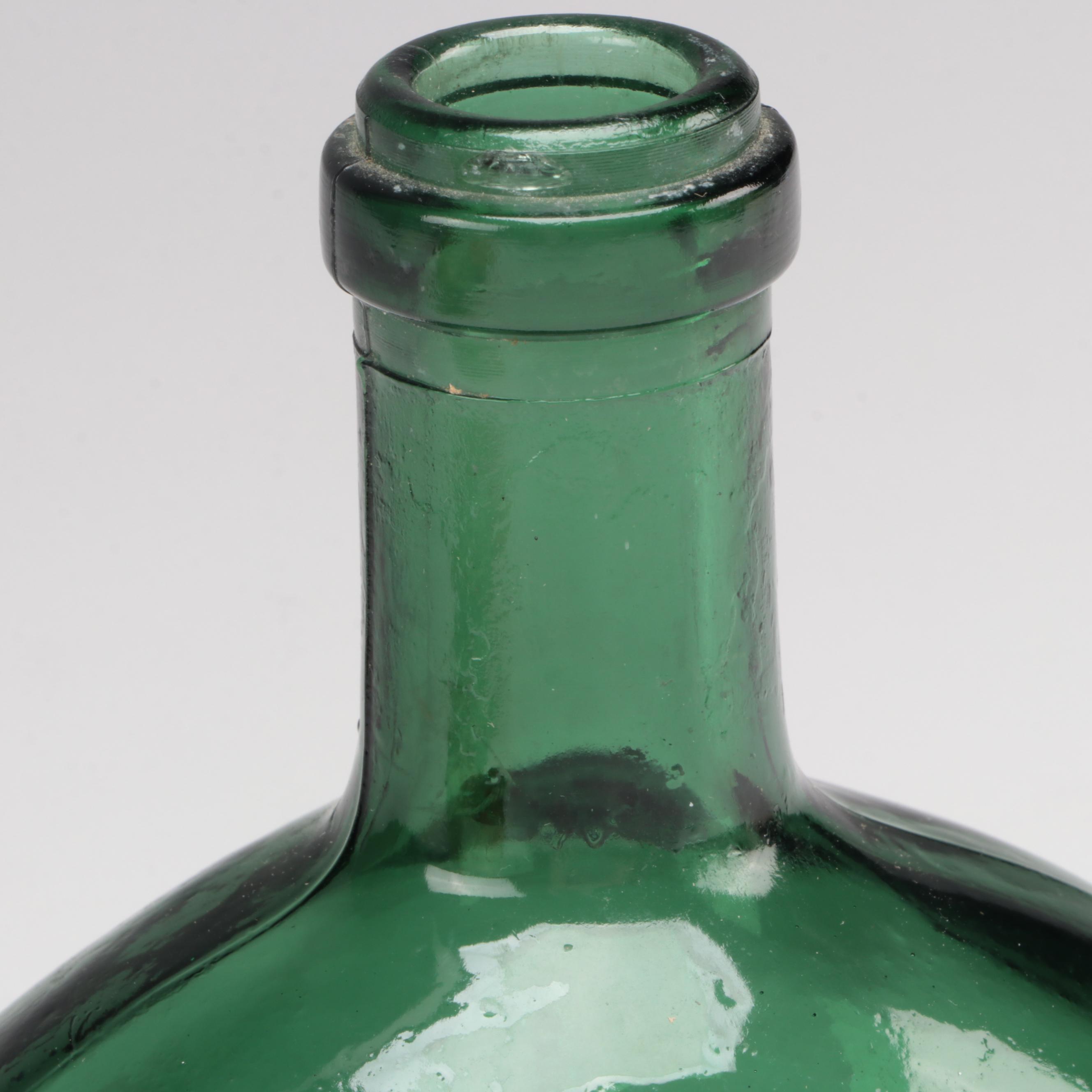 Pilgrim Glass Pitcher with Mold Blown Glass Bottle and Vase