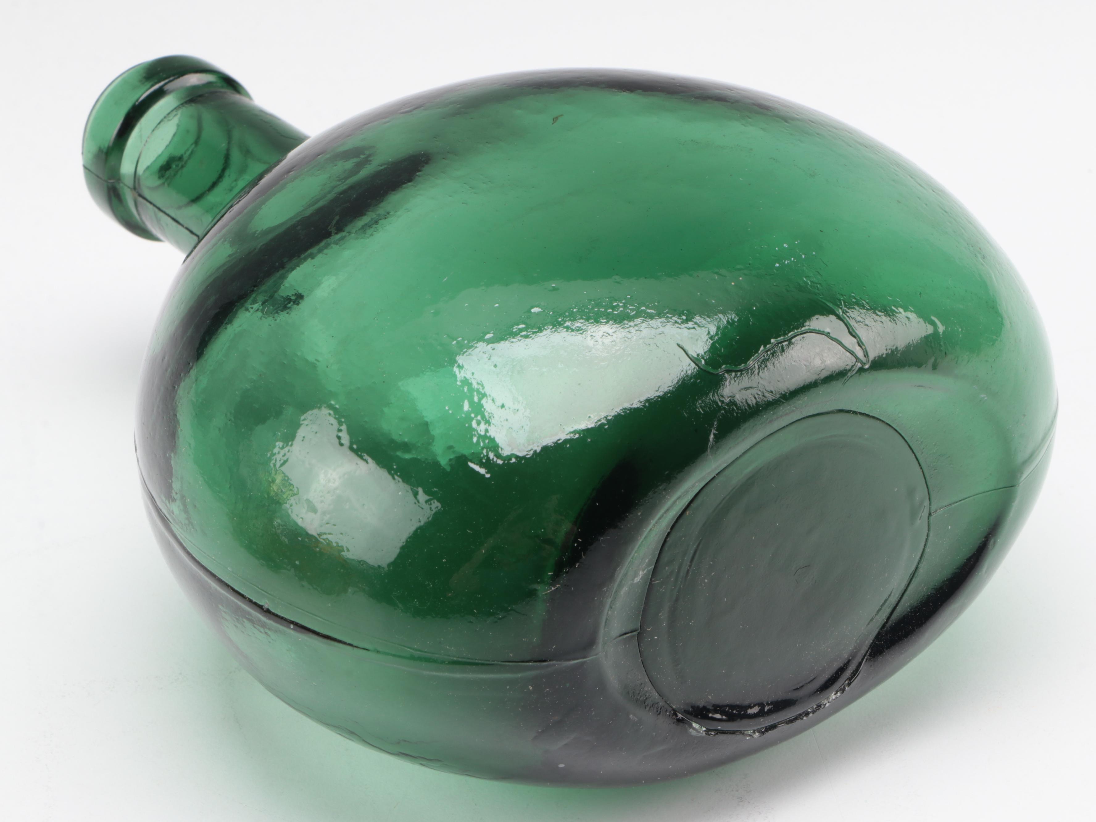 Pilgrim Glass Pitcher with Mold Blown Glass Bottle and Vase