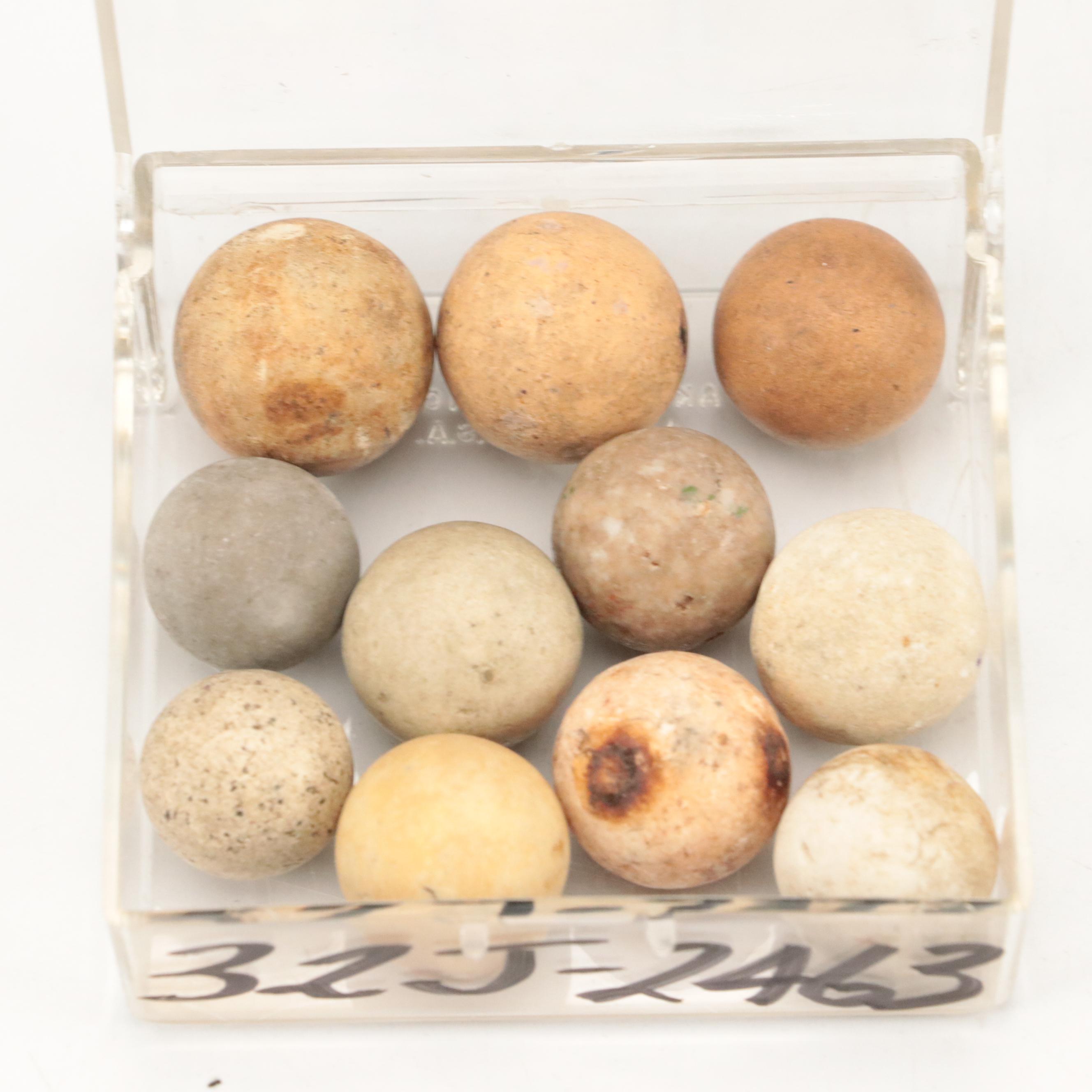 Bennington, Porcelain, and Other Stoneware Marbles