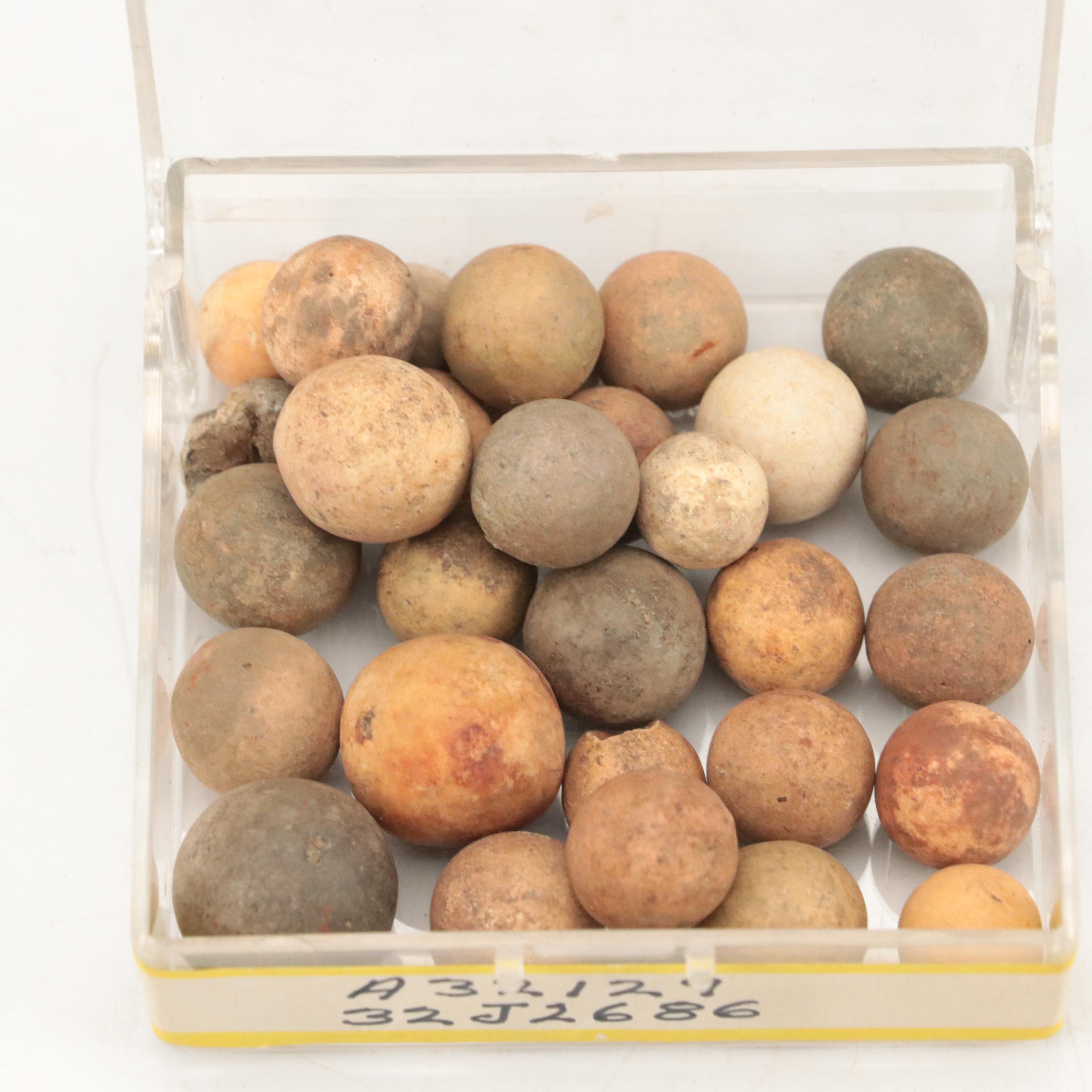 Bennington, Porcelain, and Other Stoneware Marbles