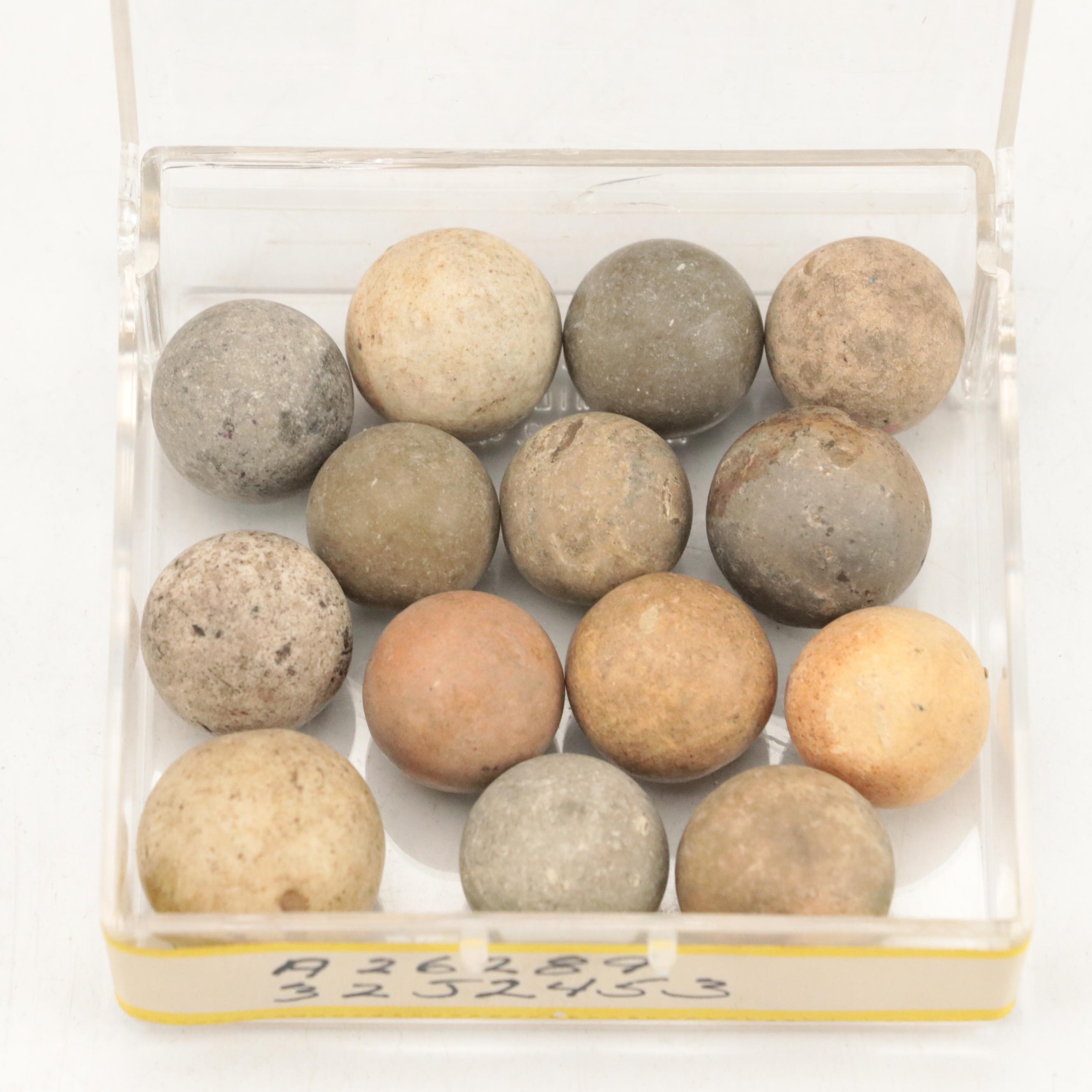 Bennington, Porcelain, and Other Stoneware Marbles