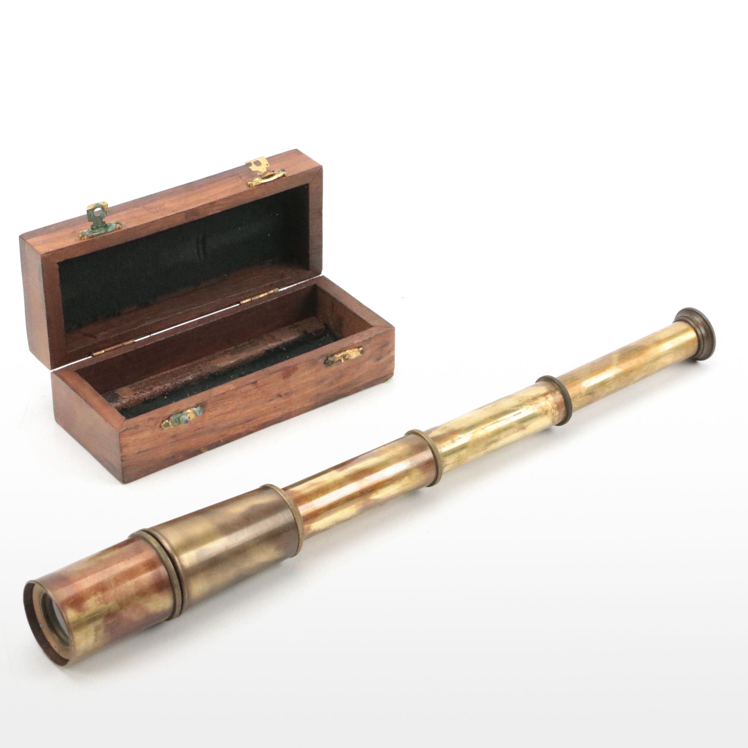 Stanley of London Brass Spyglass, 1885