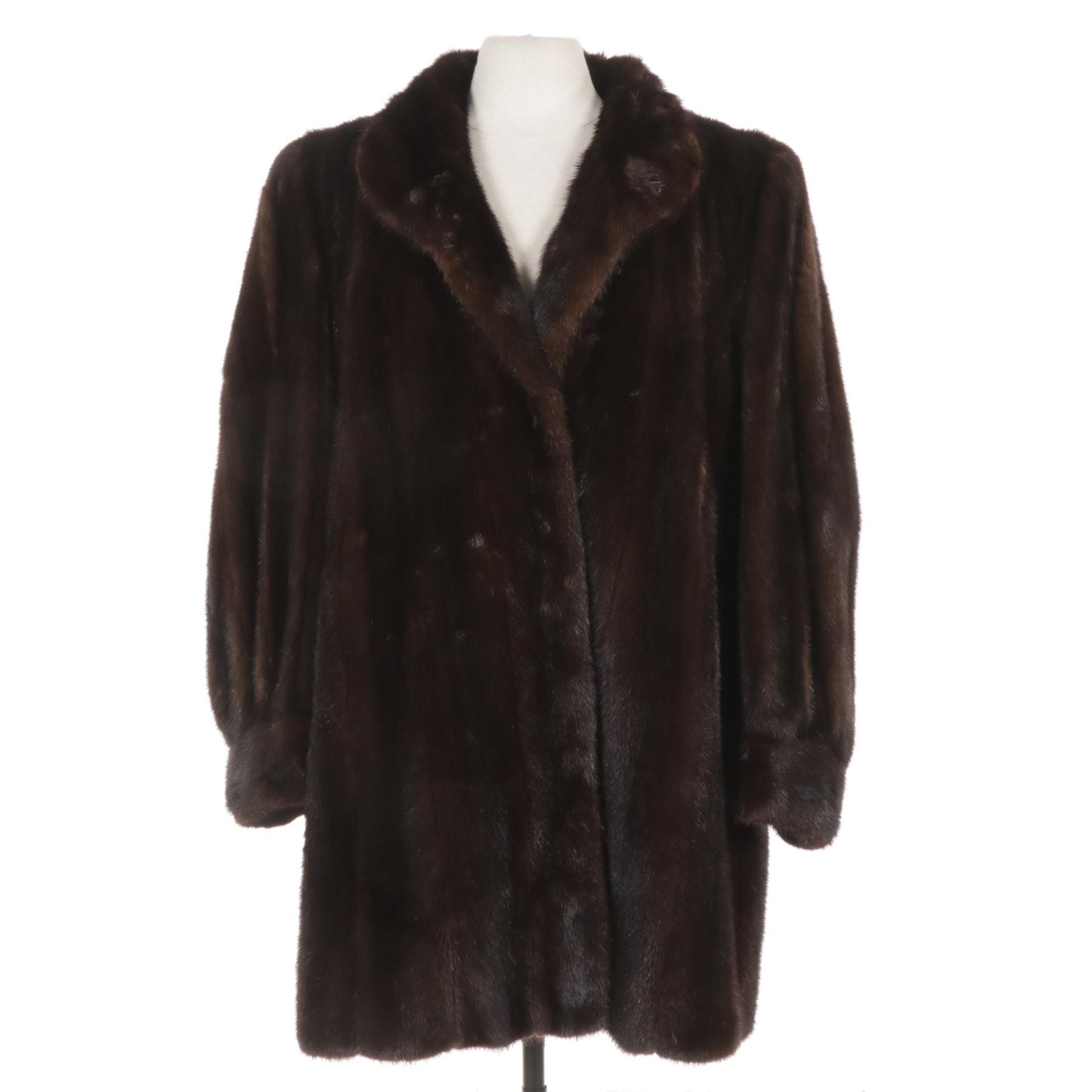 Mahogany Mink Fur Stroller