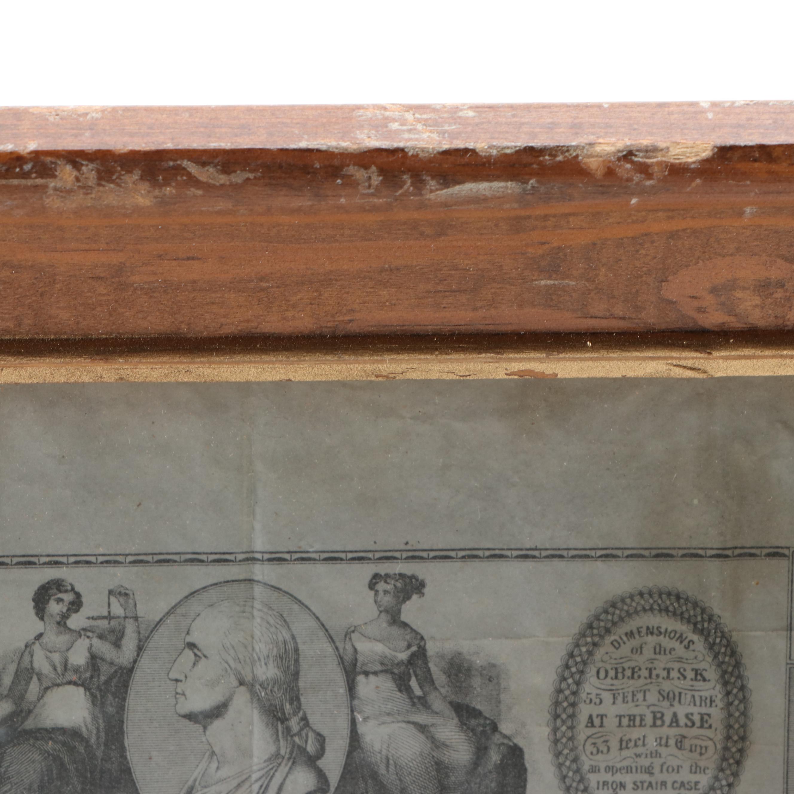 Zachary Taylor Signed Washington National Monument Society Certificate