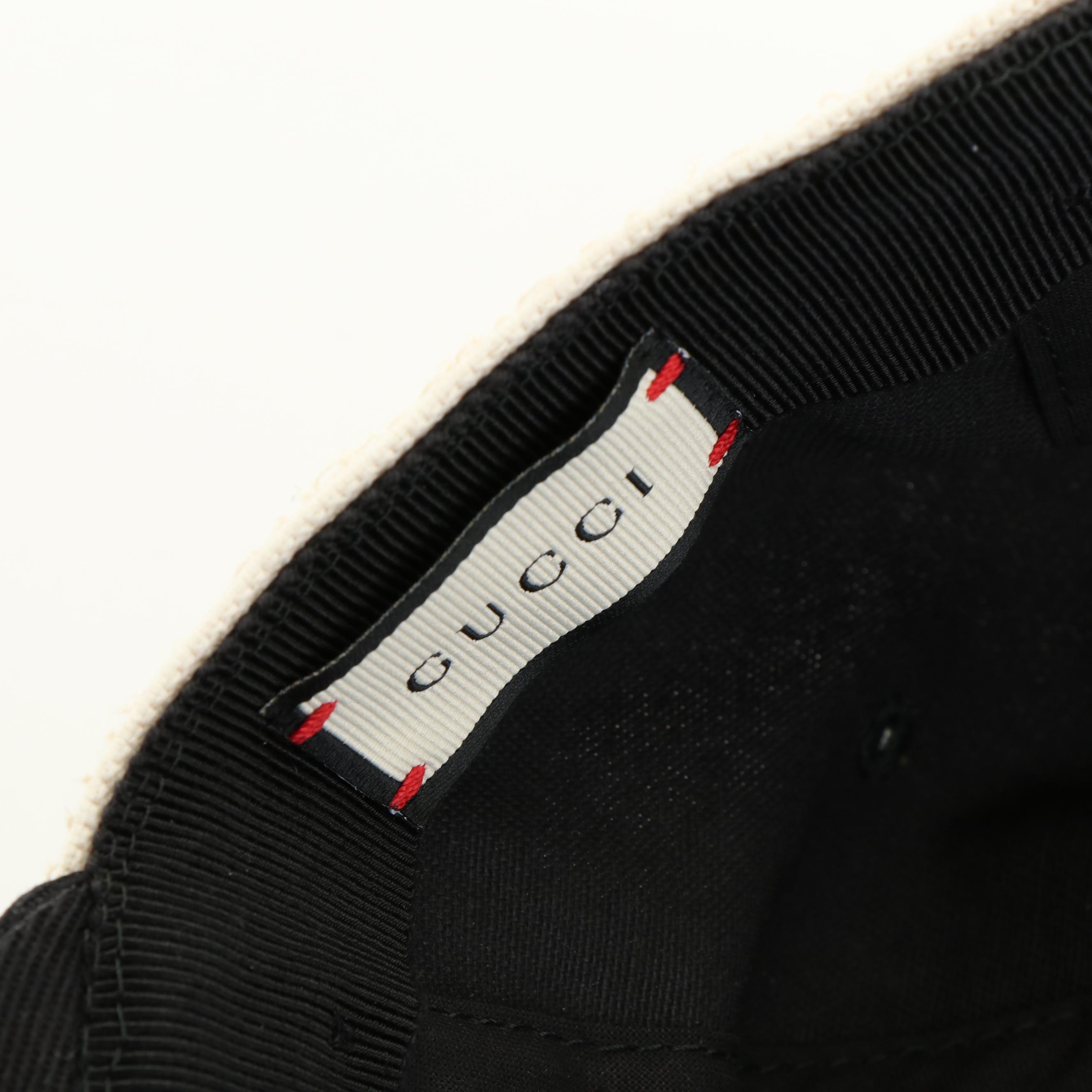 Gucci Logo Baseball Hat with Terry Cloth Band