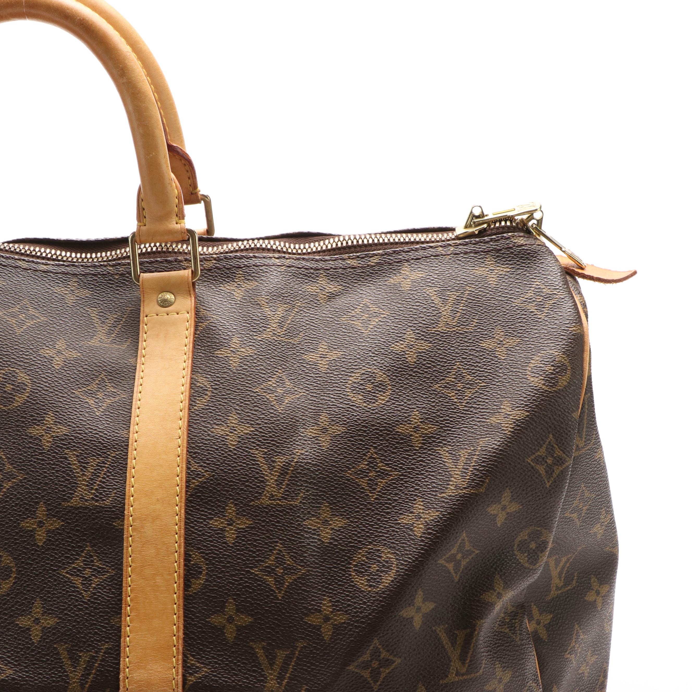 Louis Vuitton Keepall 50 in Brown Monogram Canvas
