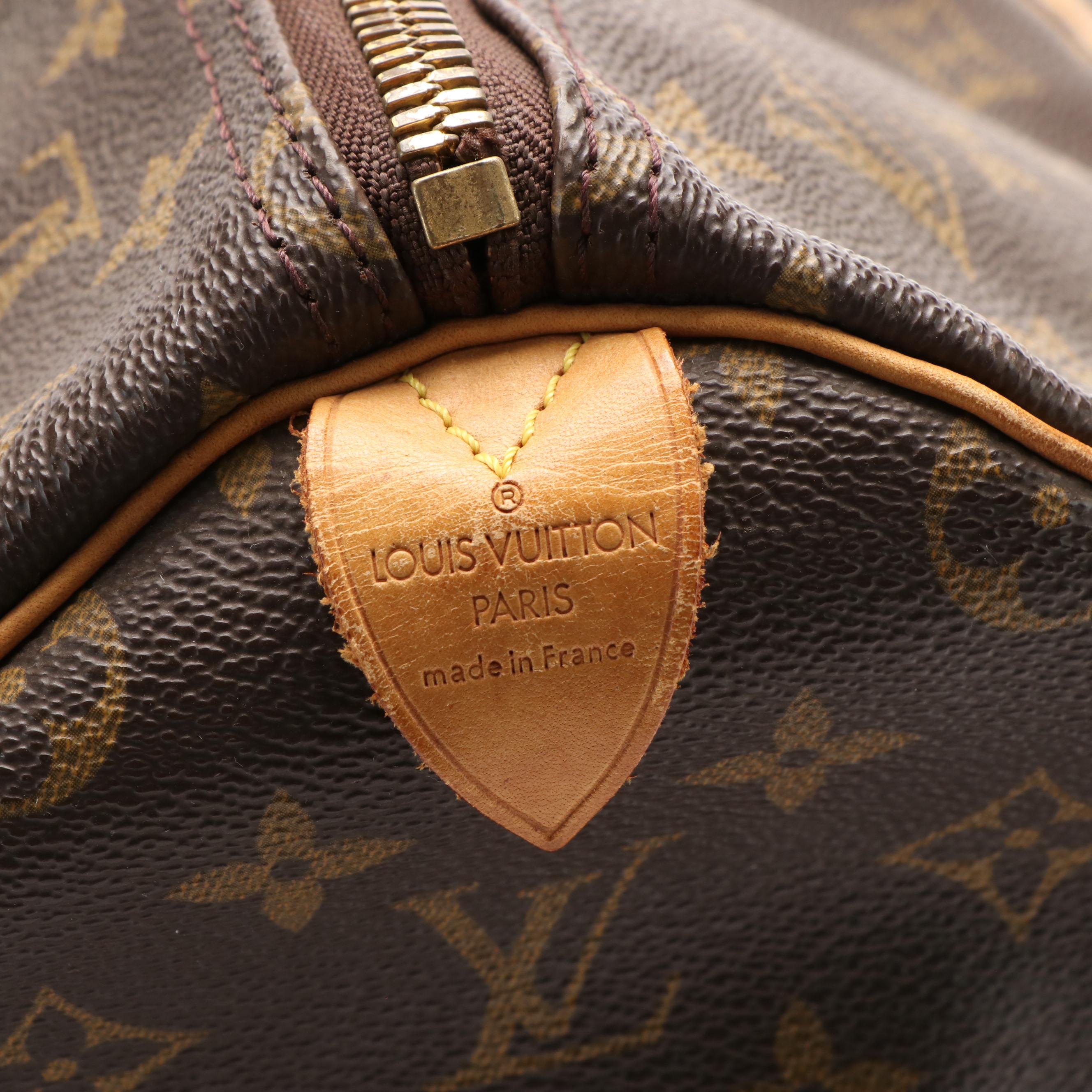 Louis Vuitton Keepall 50 in Brown Monogram Canvas