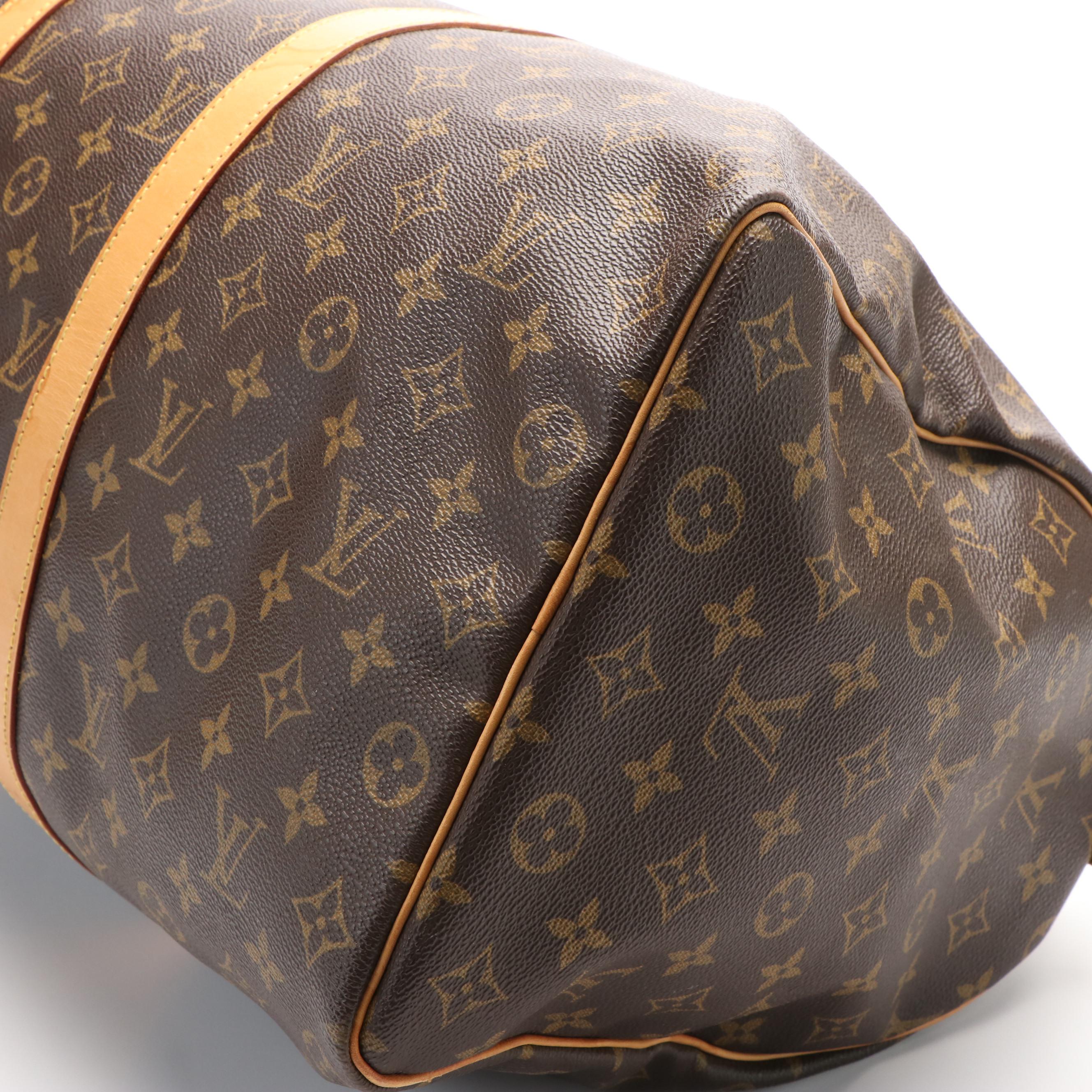 Louis Vuitton Keepall 50 in Brown Monogram Canvas