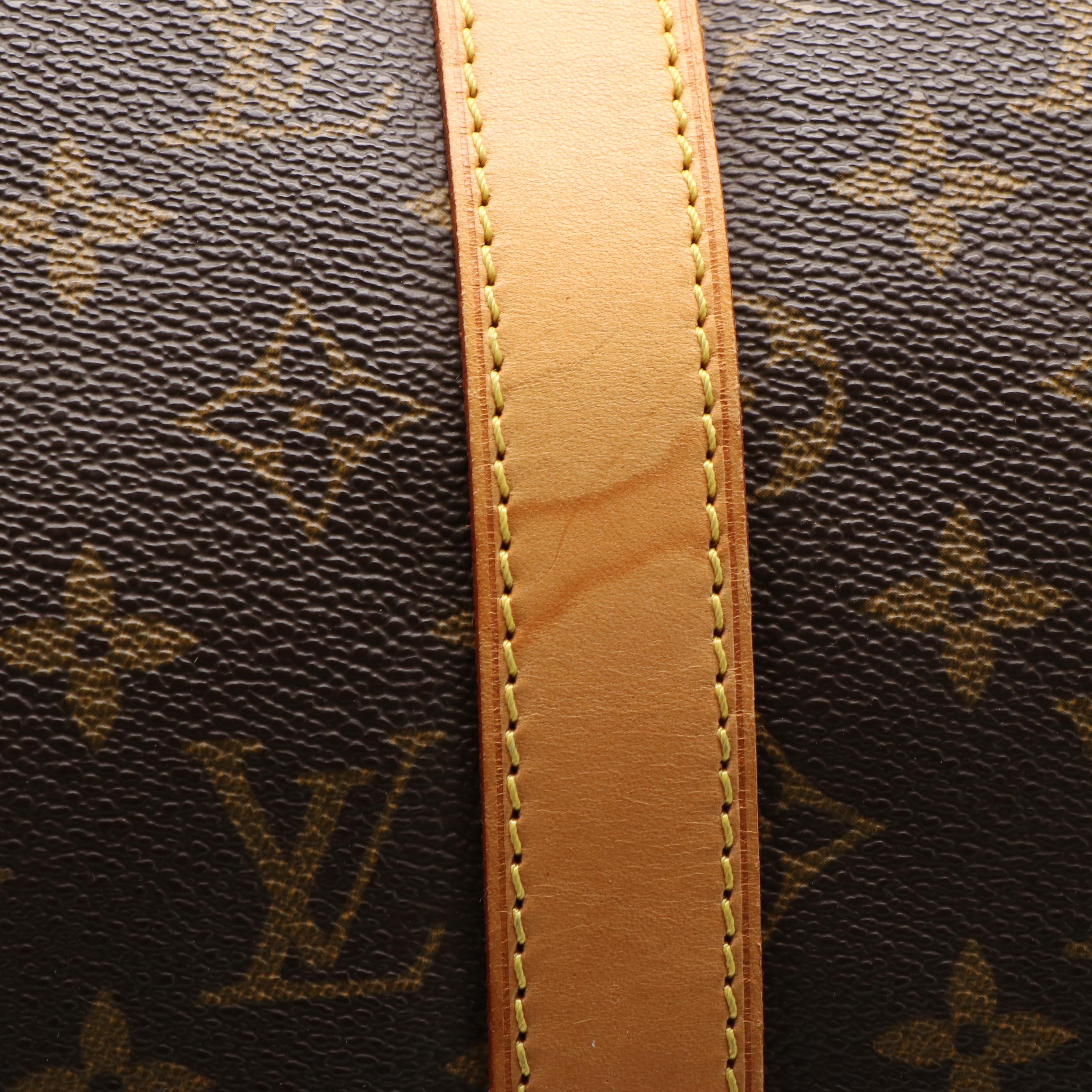 Louis Vuitton Keepall 50 in Brown Monogram Canvas