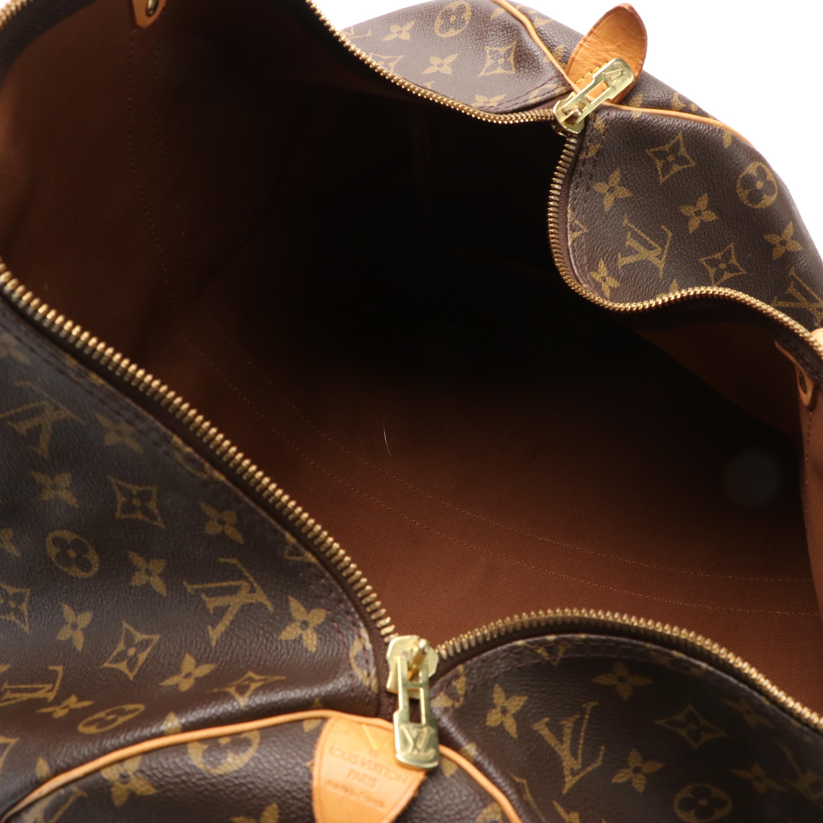 Louis Vuitton Keepall 50 in Brown Monogram Canvas