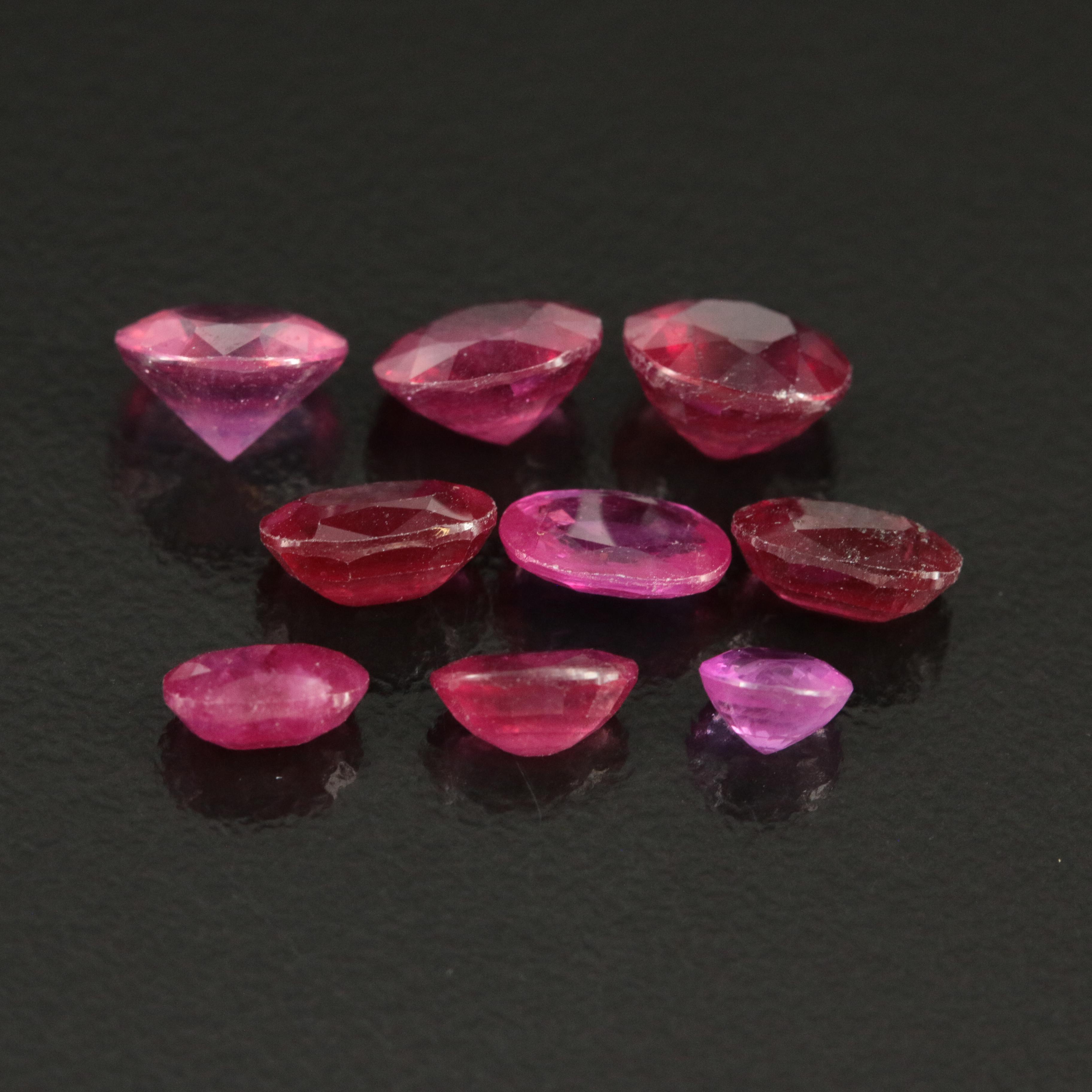 Loose 10.36 CTW Ruby Lot