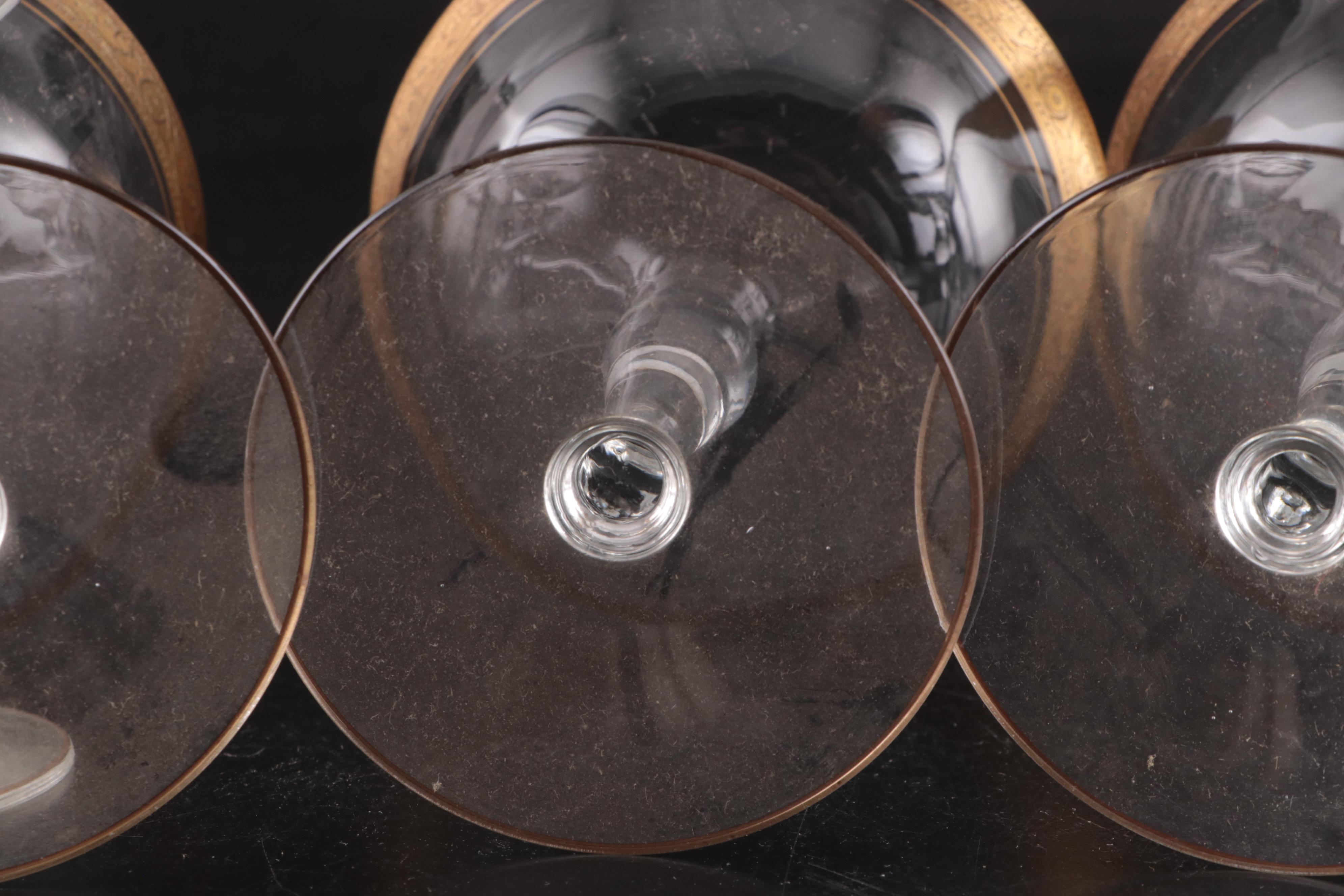 Tiffin-Franciscan "Minton" and Other Stemware, Early to Mid-20th Century