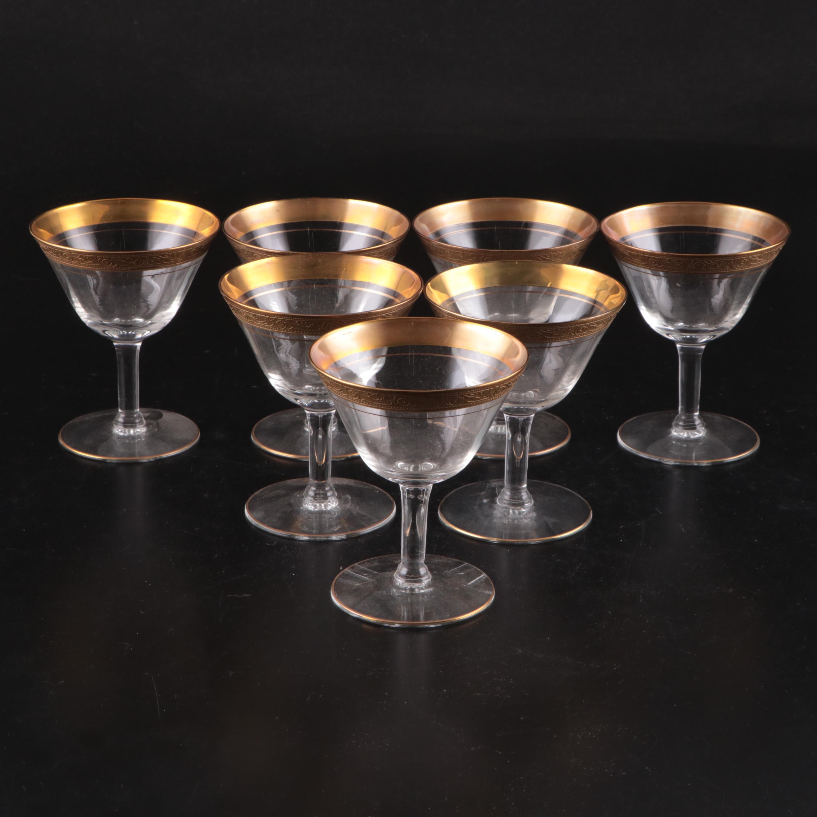 Tiffin-Franciscan "Minton" and Other Stemware, Early to Mid-20th Century