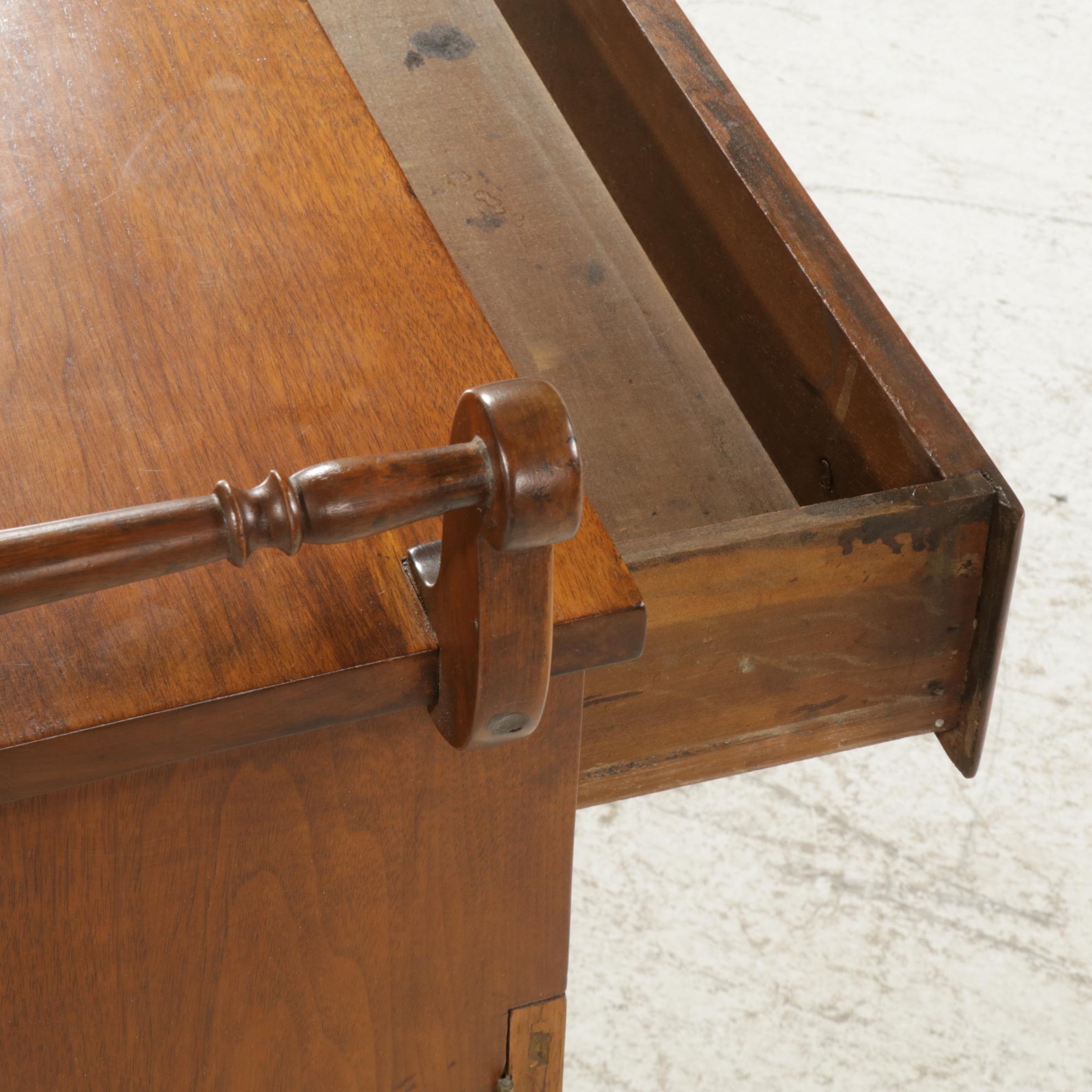 Victorian Walnut Washtand, Late 19th Century