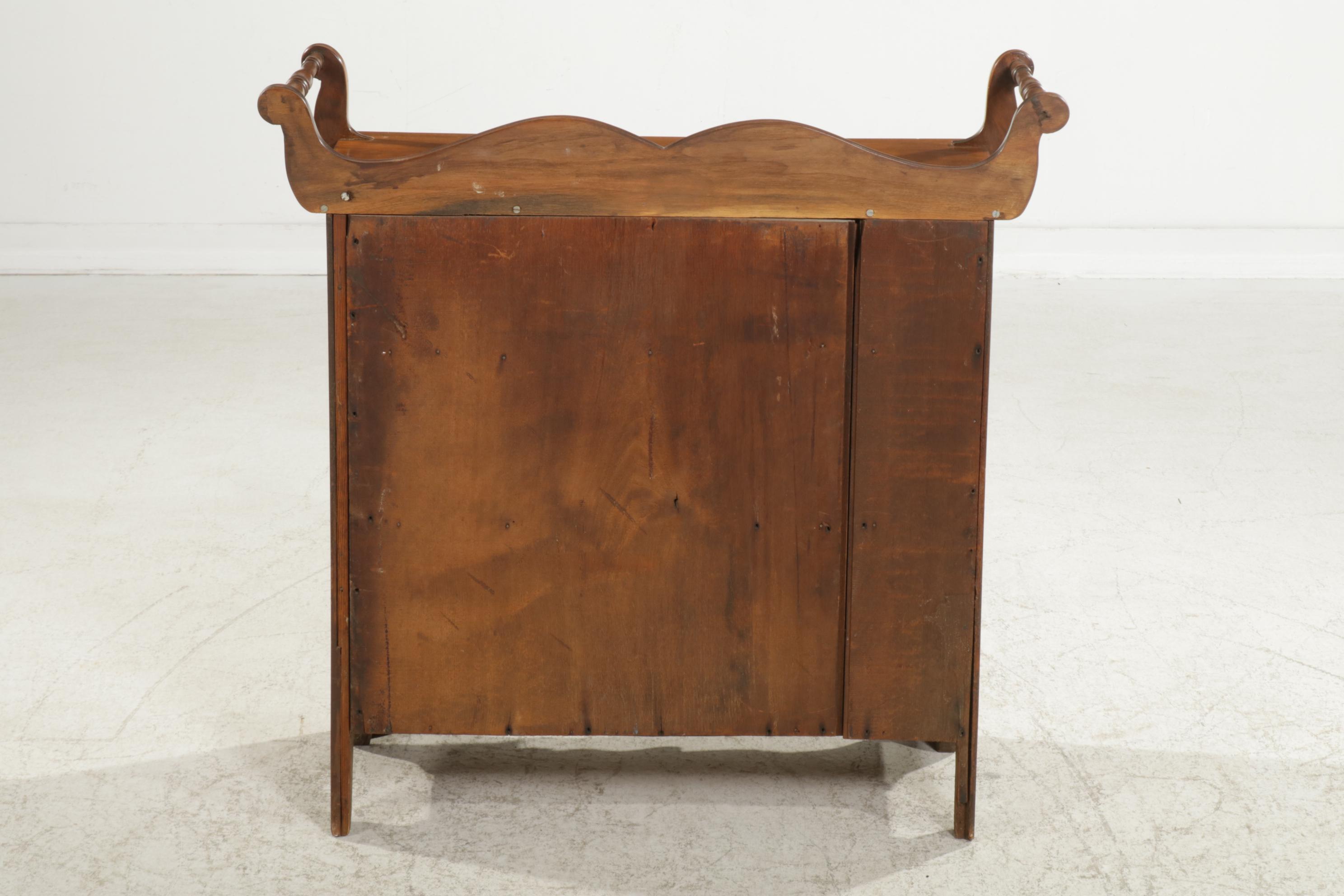 Victorian Walnut Washtand, Late 19th Century