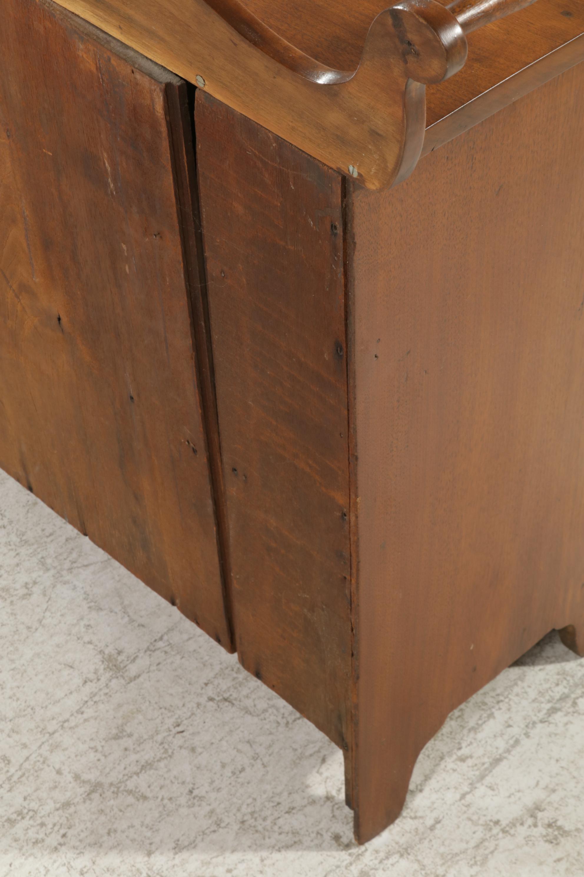 Victorian Walnut Washtand, Late 19th Century