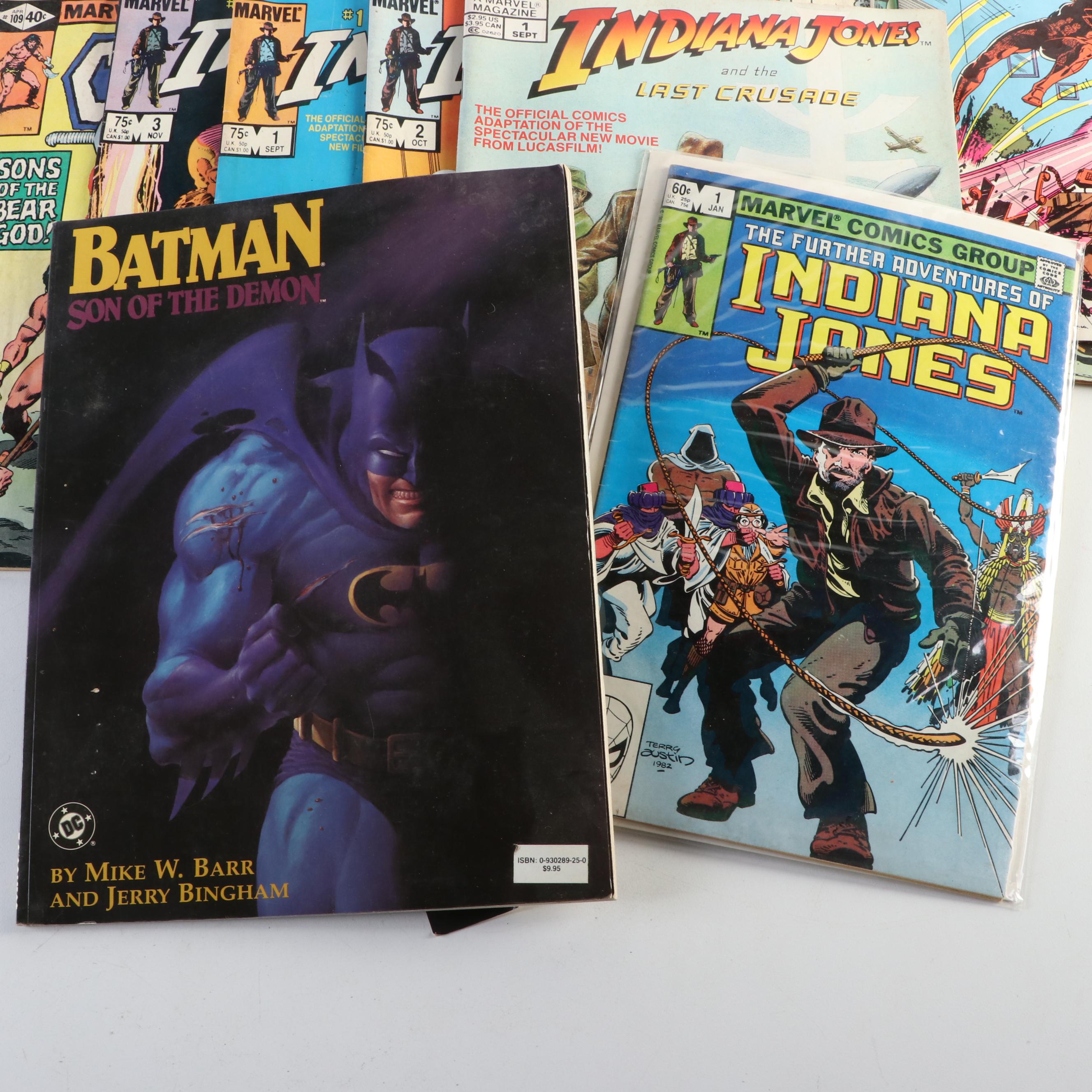 Bronze-Modern Age Comic Books Featuring "Indiana Jones", "X-Men" and More