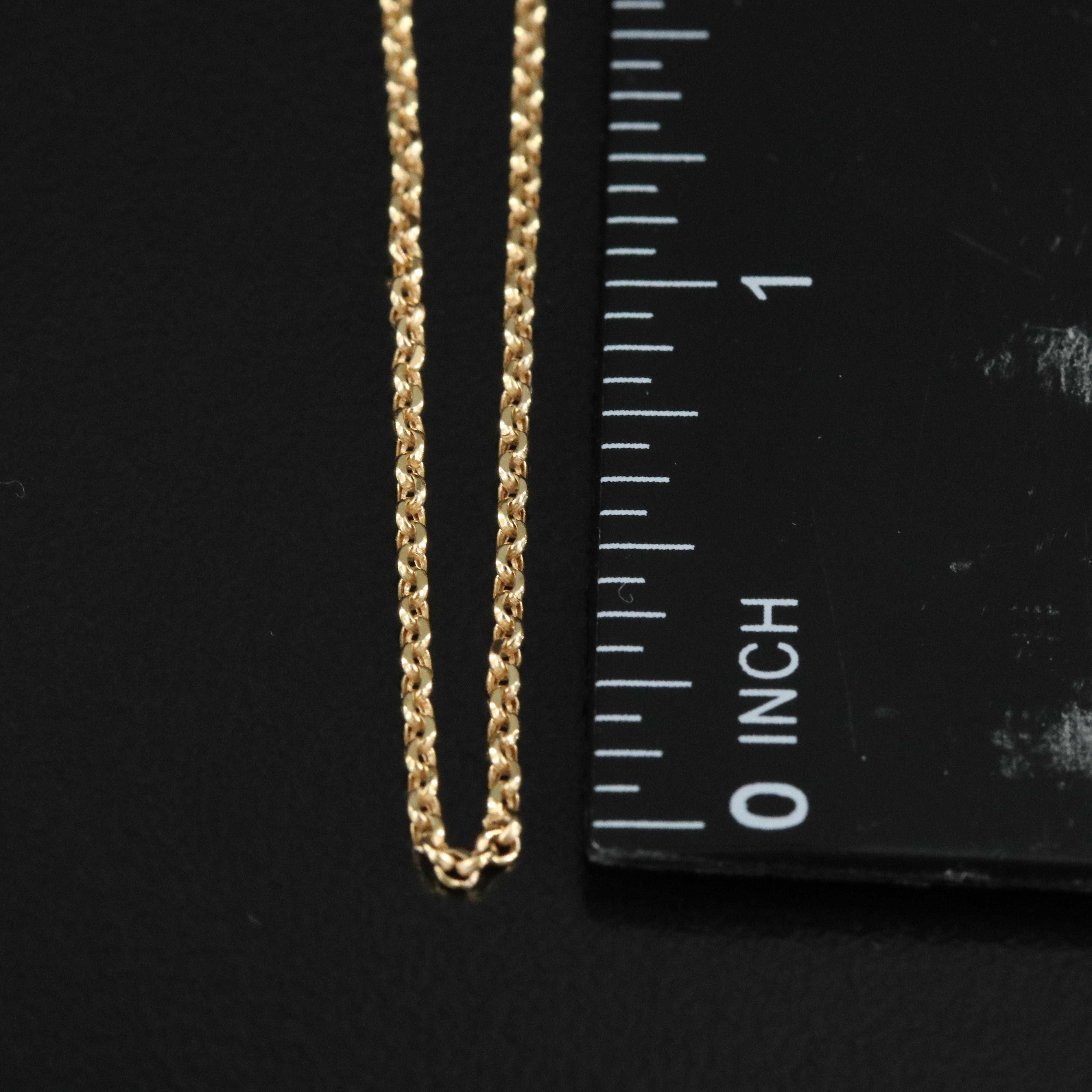 14K Cable Chain Necklace