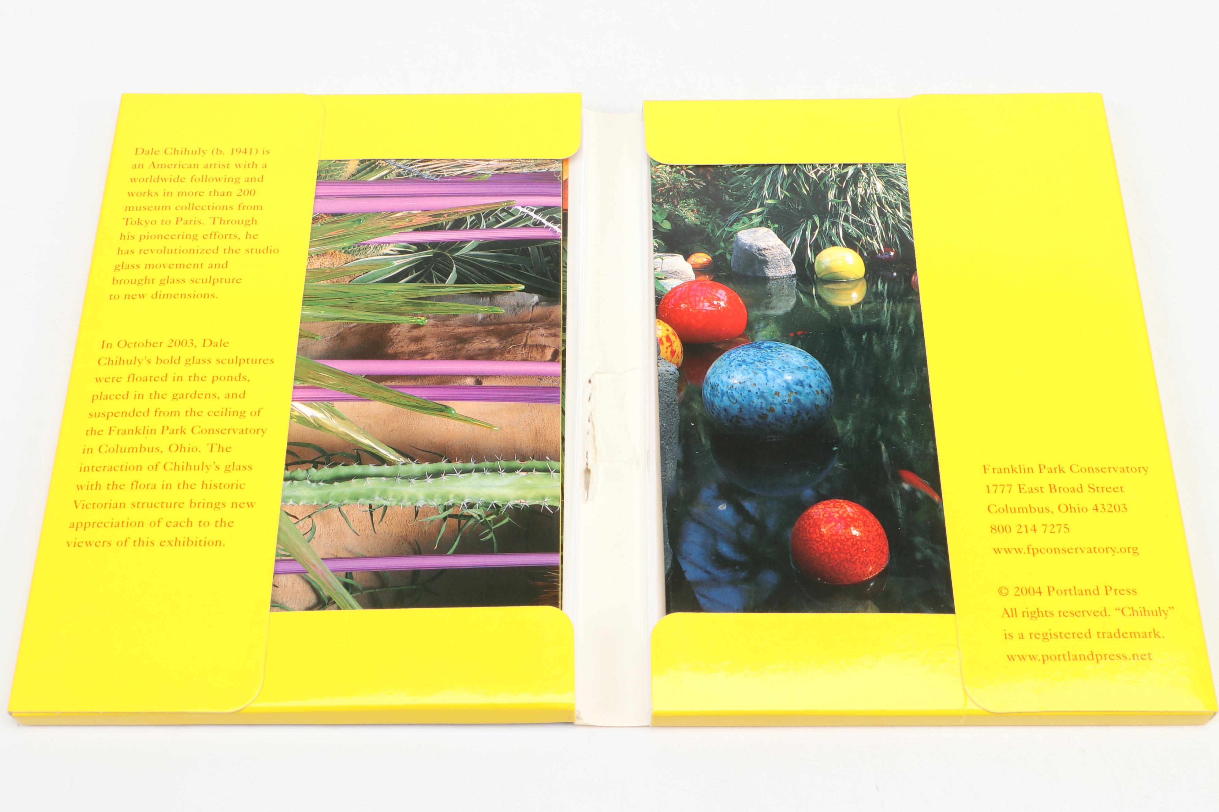 Signed "Dale Chihuly: Japan 1990" Catalog and More Dale Chihuly Books