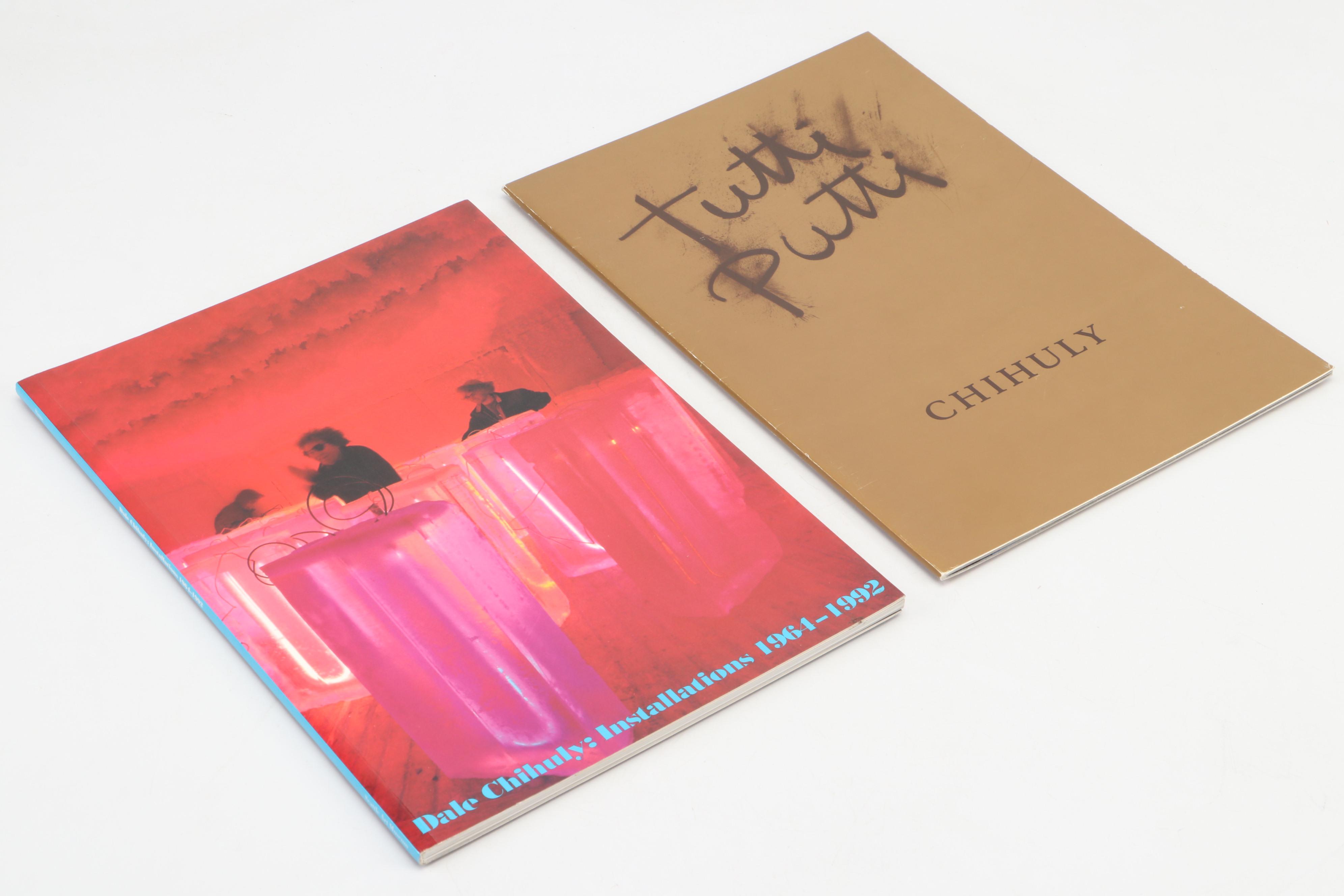 Signed "Dale Chihuly: Japan 1990" Catalog and More Dale Chihuly Books