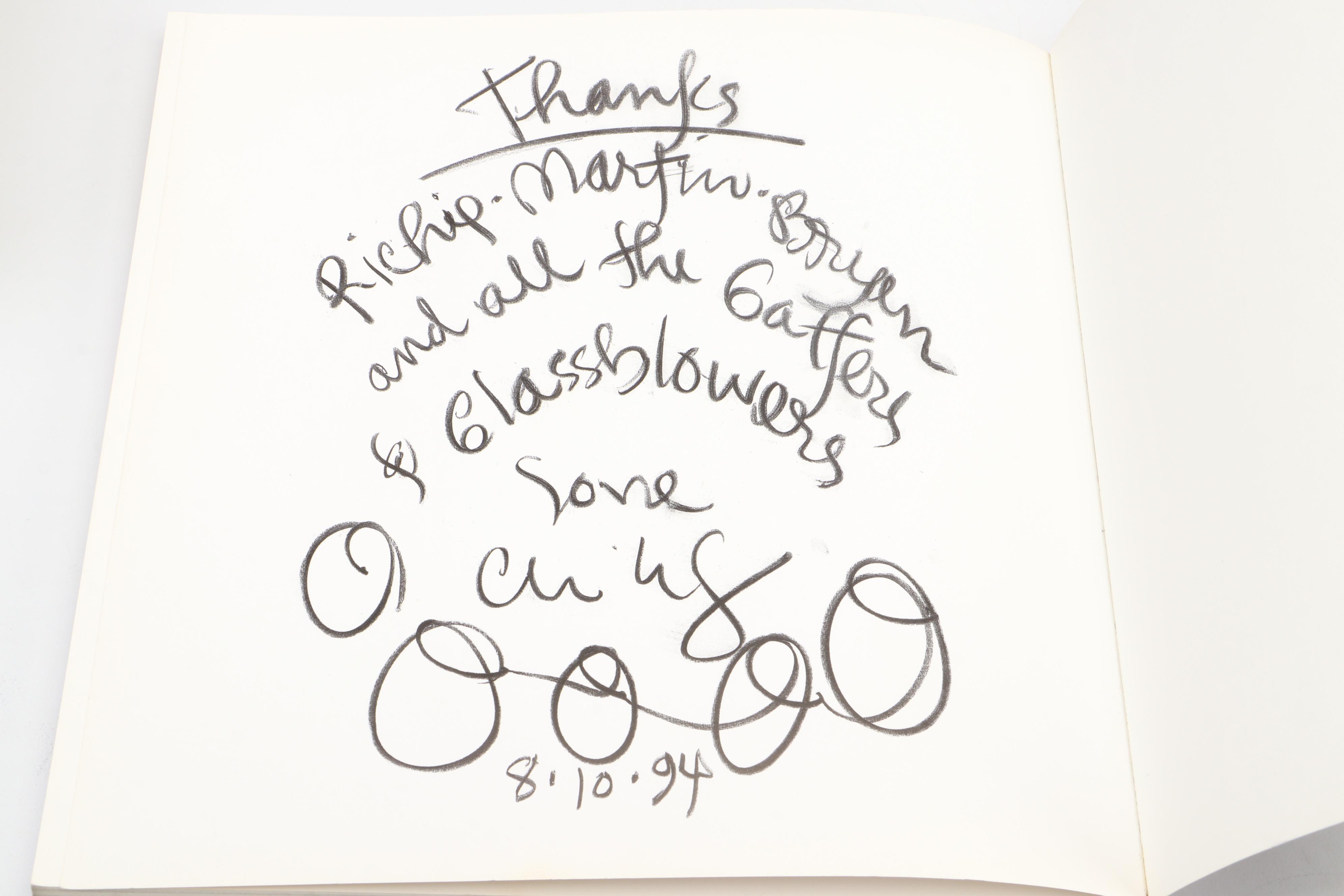 Signed "Dale Chihuly: Japan 1990" Catalog and More Dale Chihuly Books