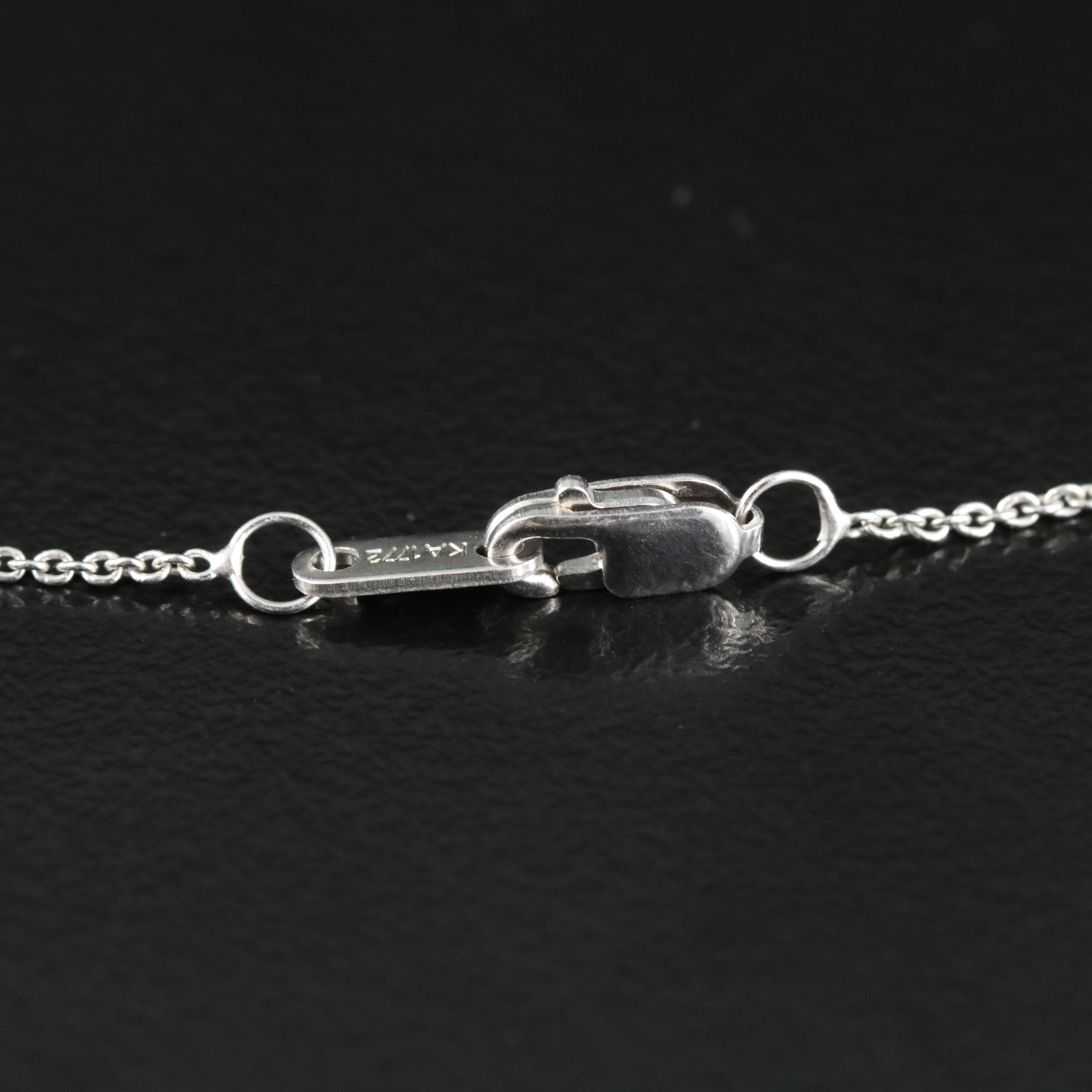 Sterling Diamond Cross Pendant Necklace