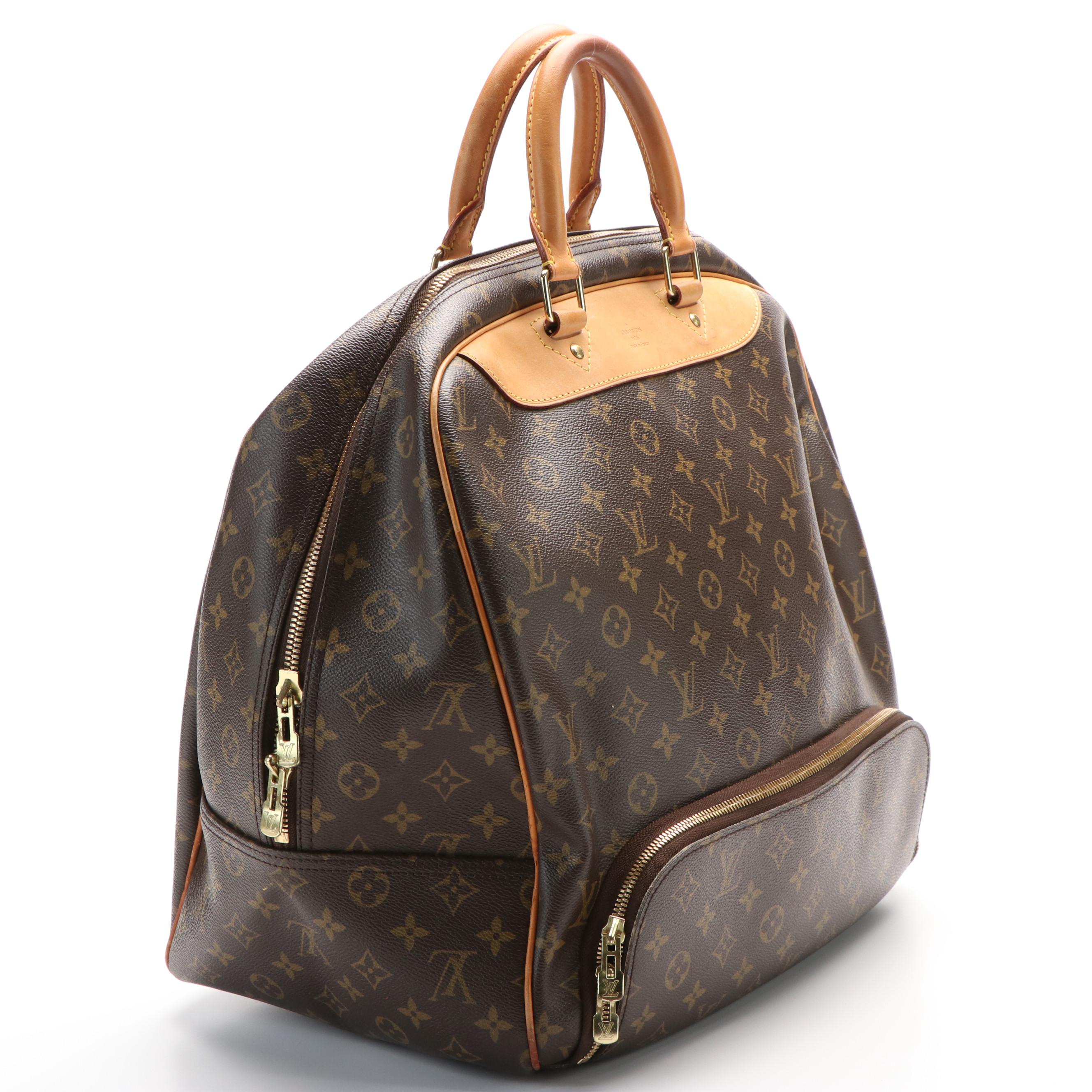 Louis Vuitton Evasion Travel Bag in Monogram Coated Canvas EBTH