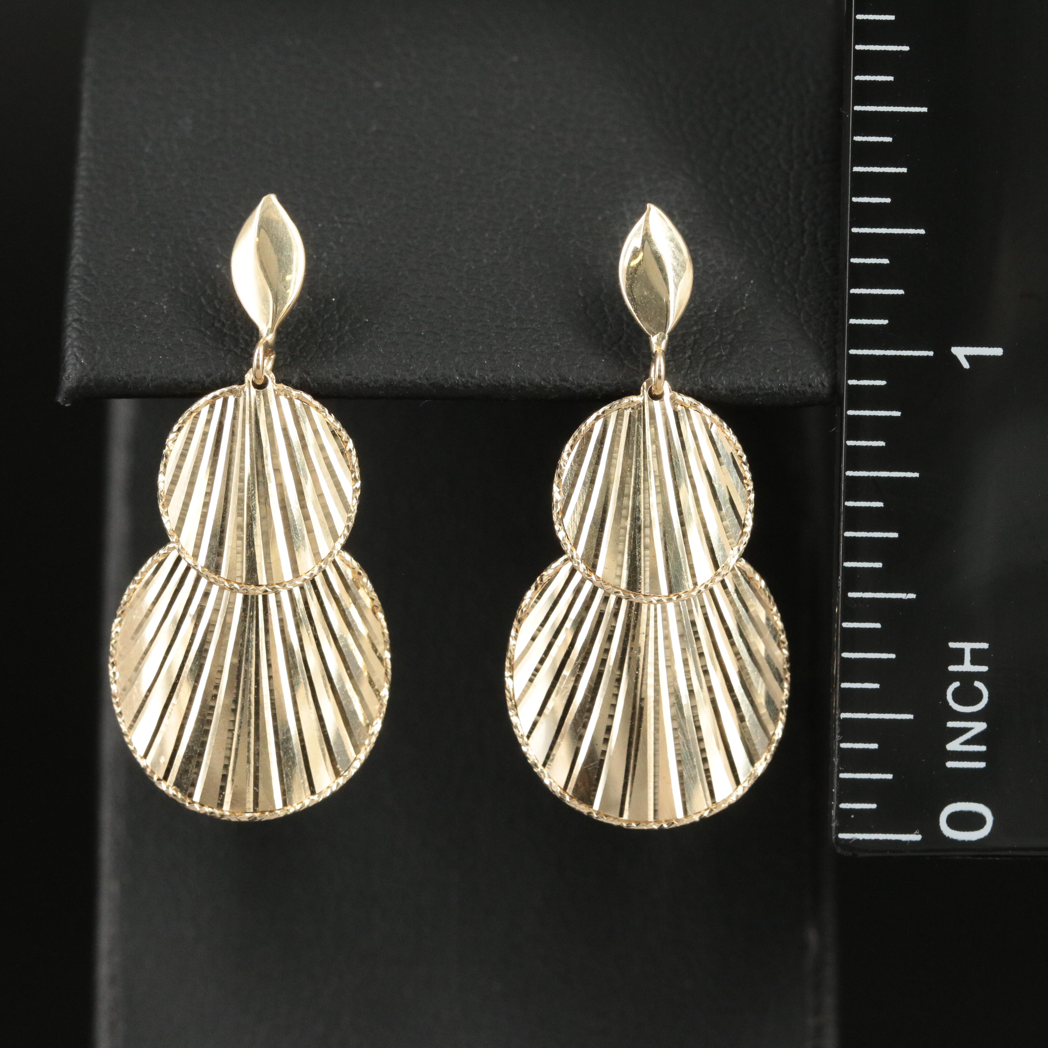 14K Dangle Earrings