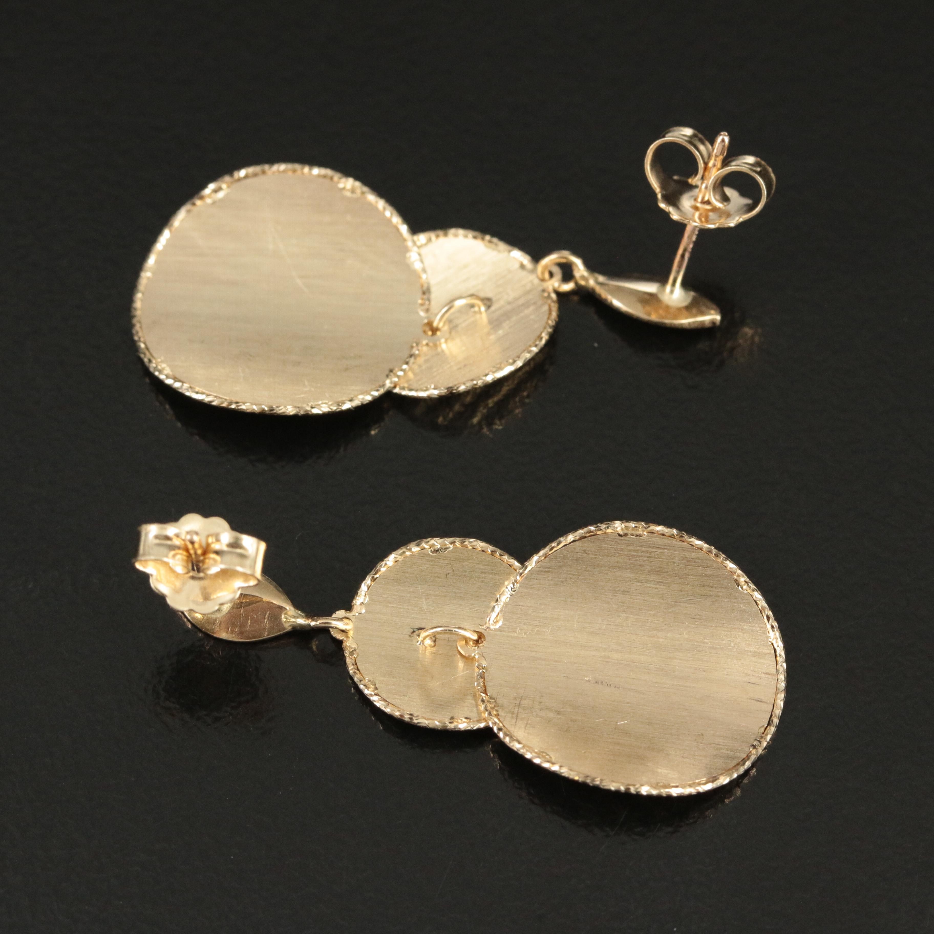 14K Dangle Earrings