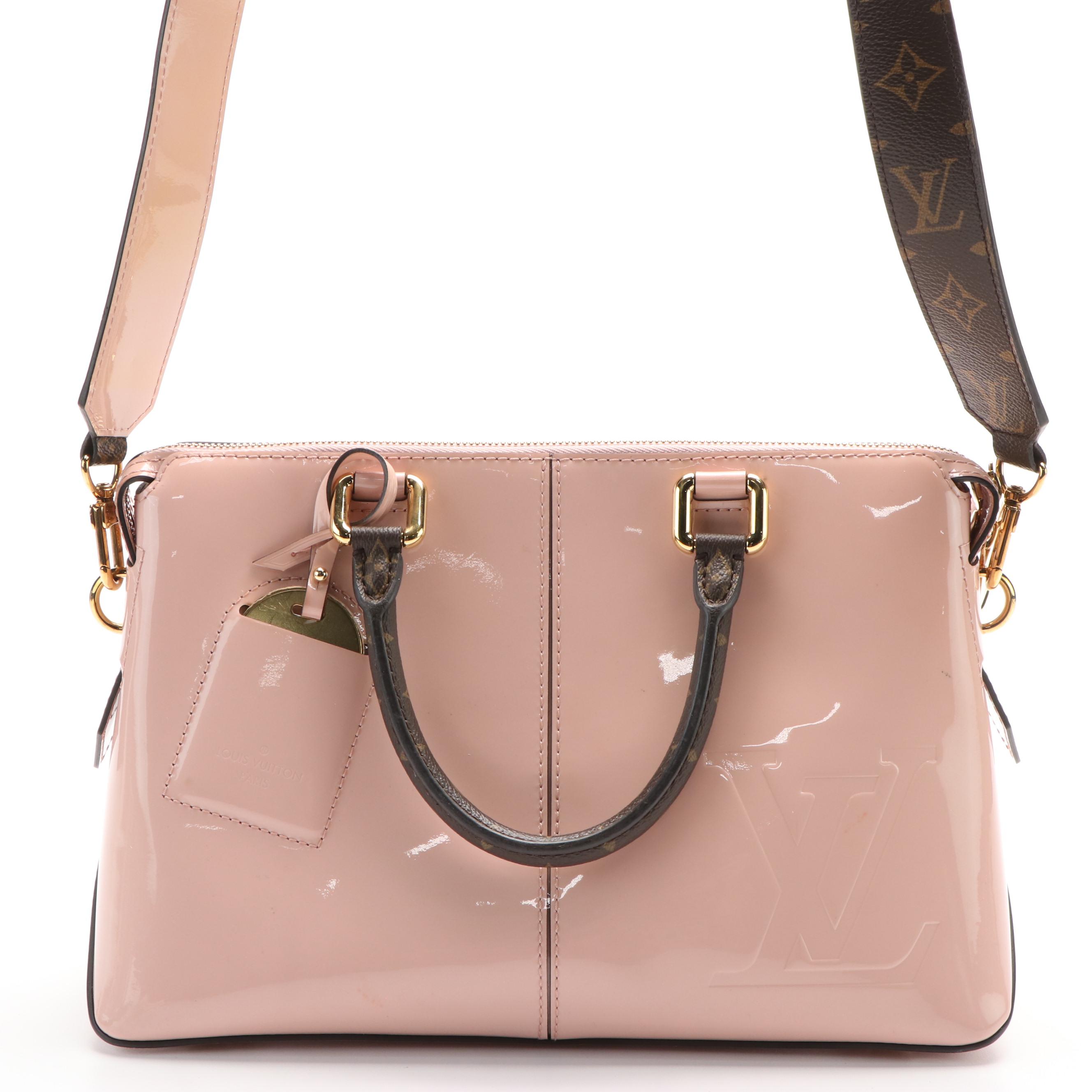 Louis Vuitton Miroir 2 Way Bag in Rose Ballerine Pink Vernis Leather