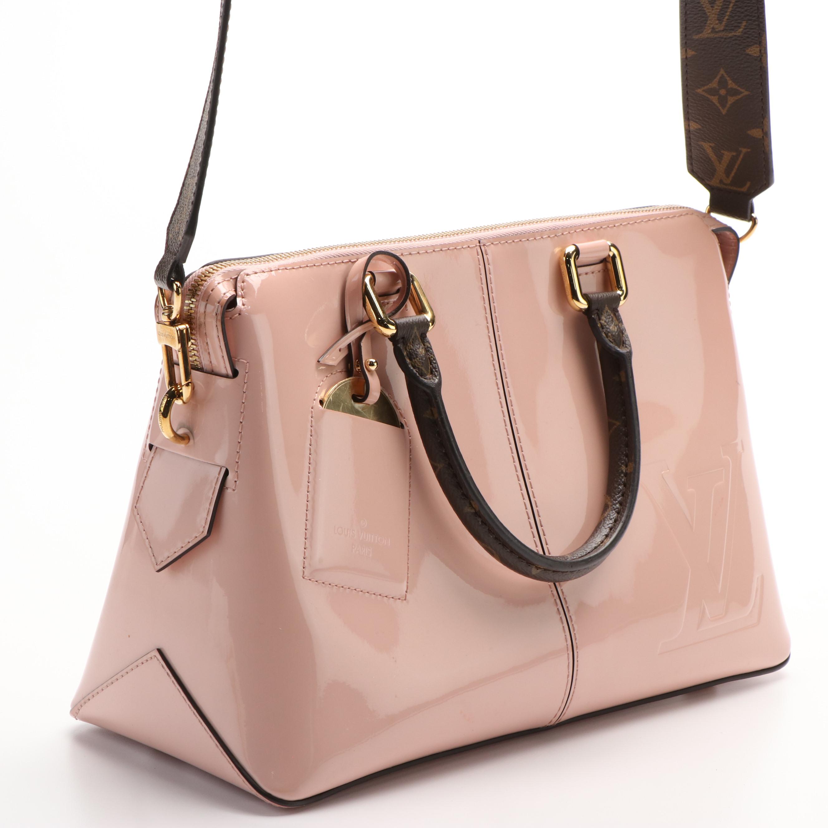 Louis Vuitton Miroir 2 Way Bag in Rose Ballerine Pink Vernis Leather