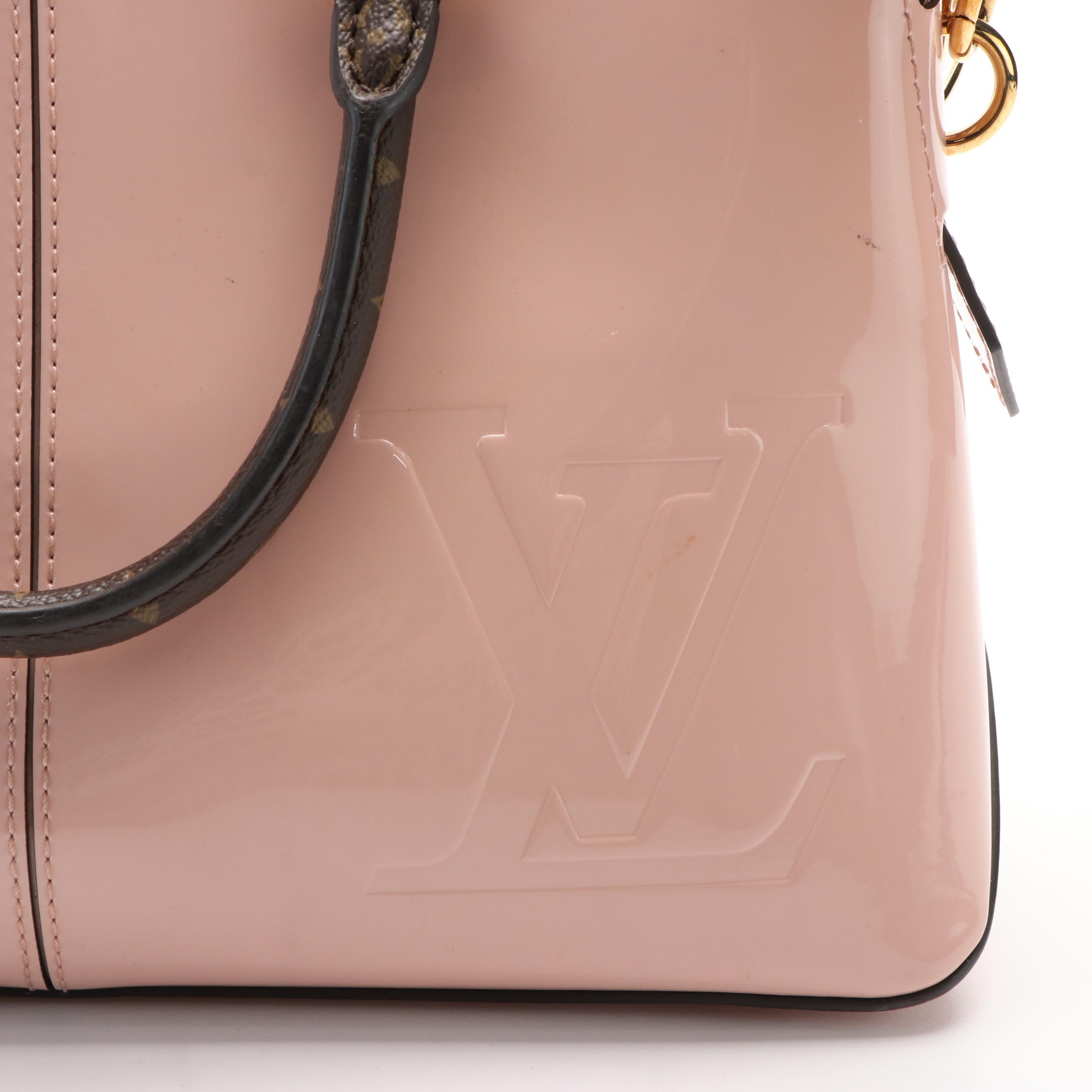 Louis Vuitton Miroir 2 Way Bag in Rose Ballerine Pink Vernis Leather