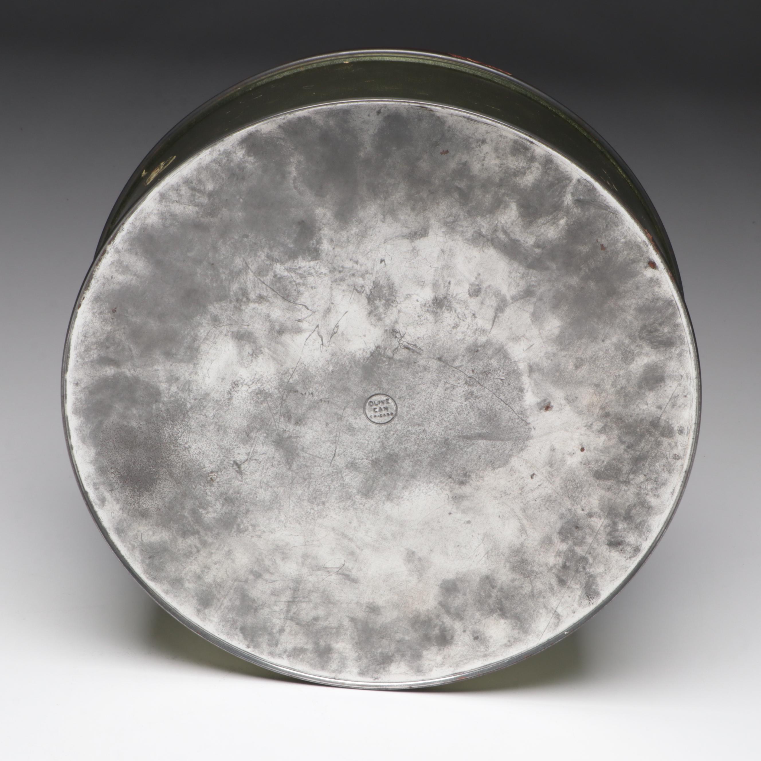 Custard Glass, Opaque, Swirlie, and More Machine Made Glass Marbles in Tin Box