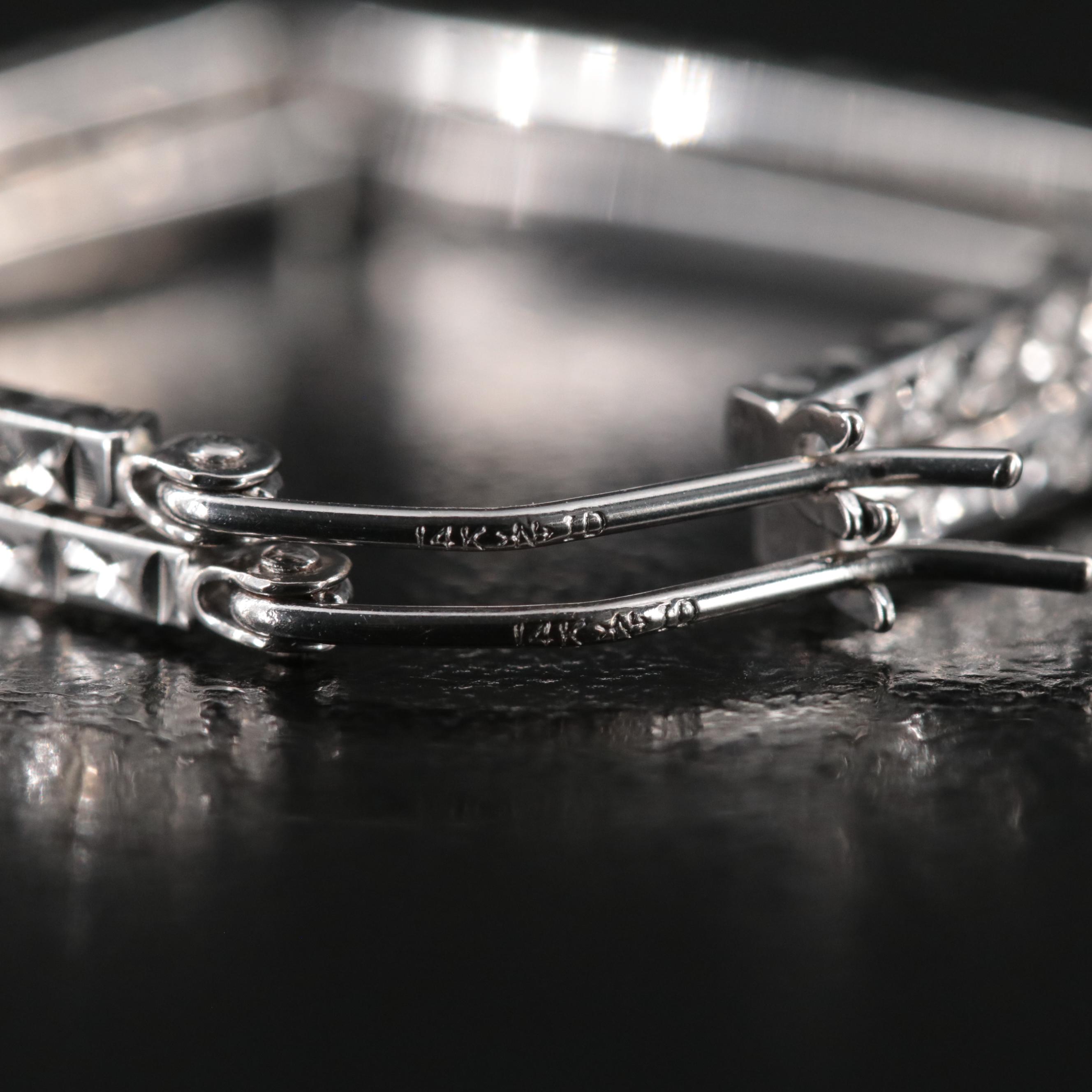 14K Diamond-Cut Squared Hoop Earrings