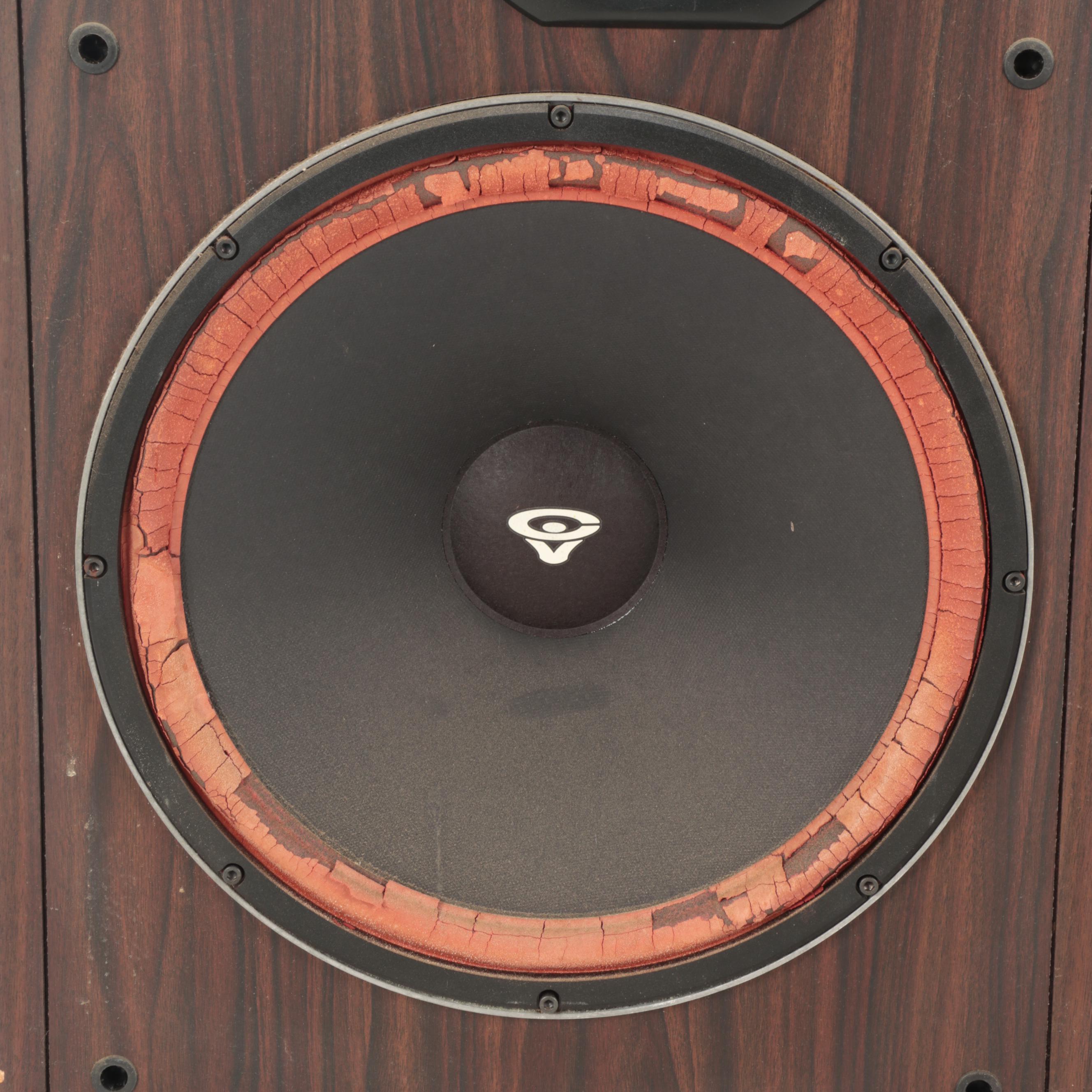 Cerwin-Vega! VS Series VS-150 and DX Series DX-9 Speakers, Mid to Late 20th C.