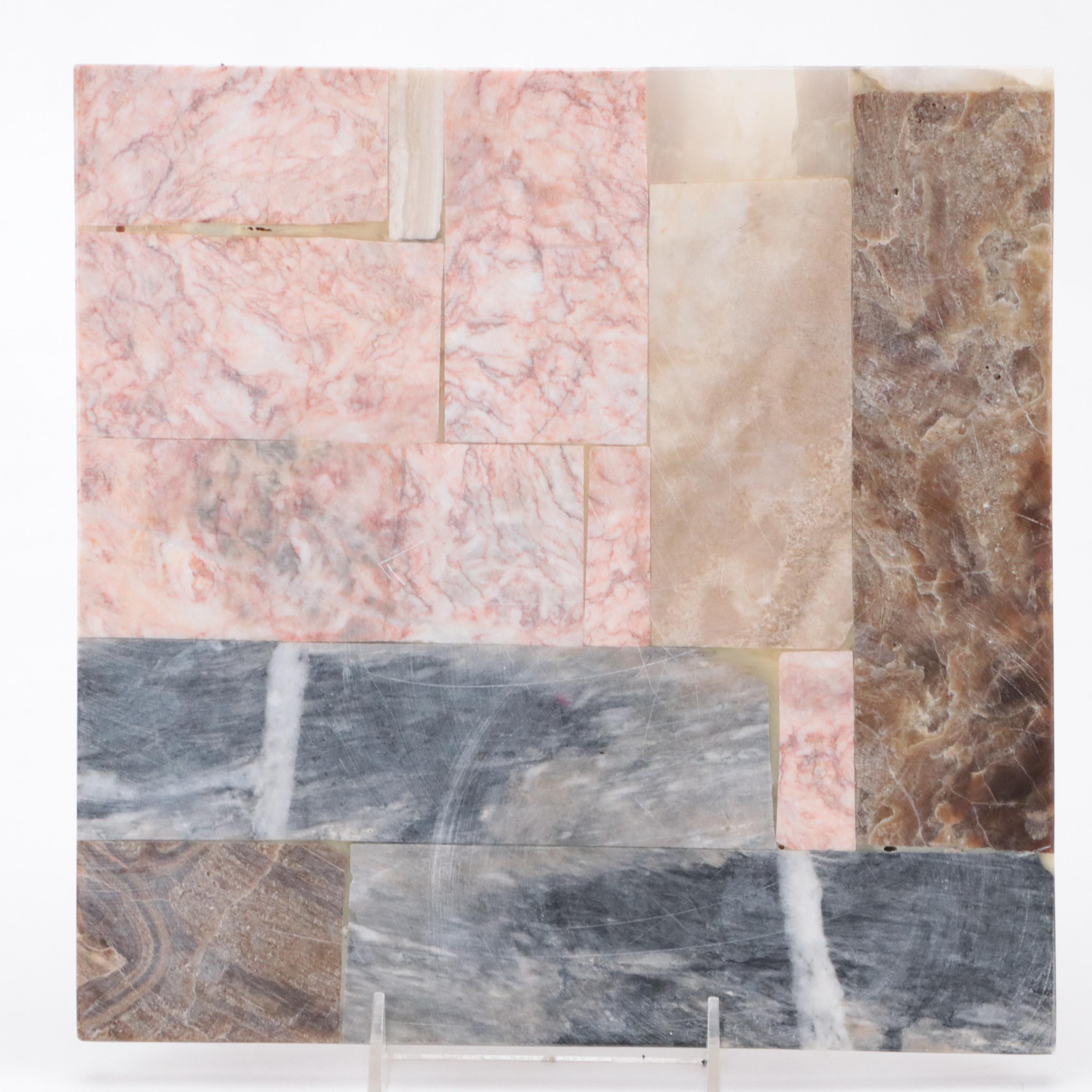 Hand-Carved Stone Chess Set