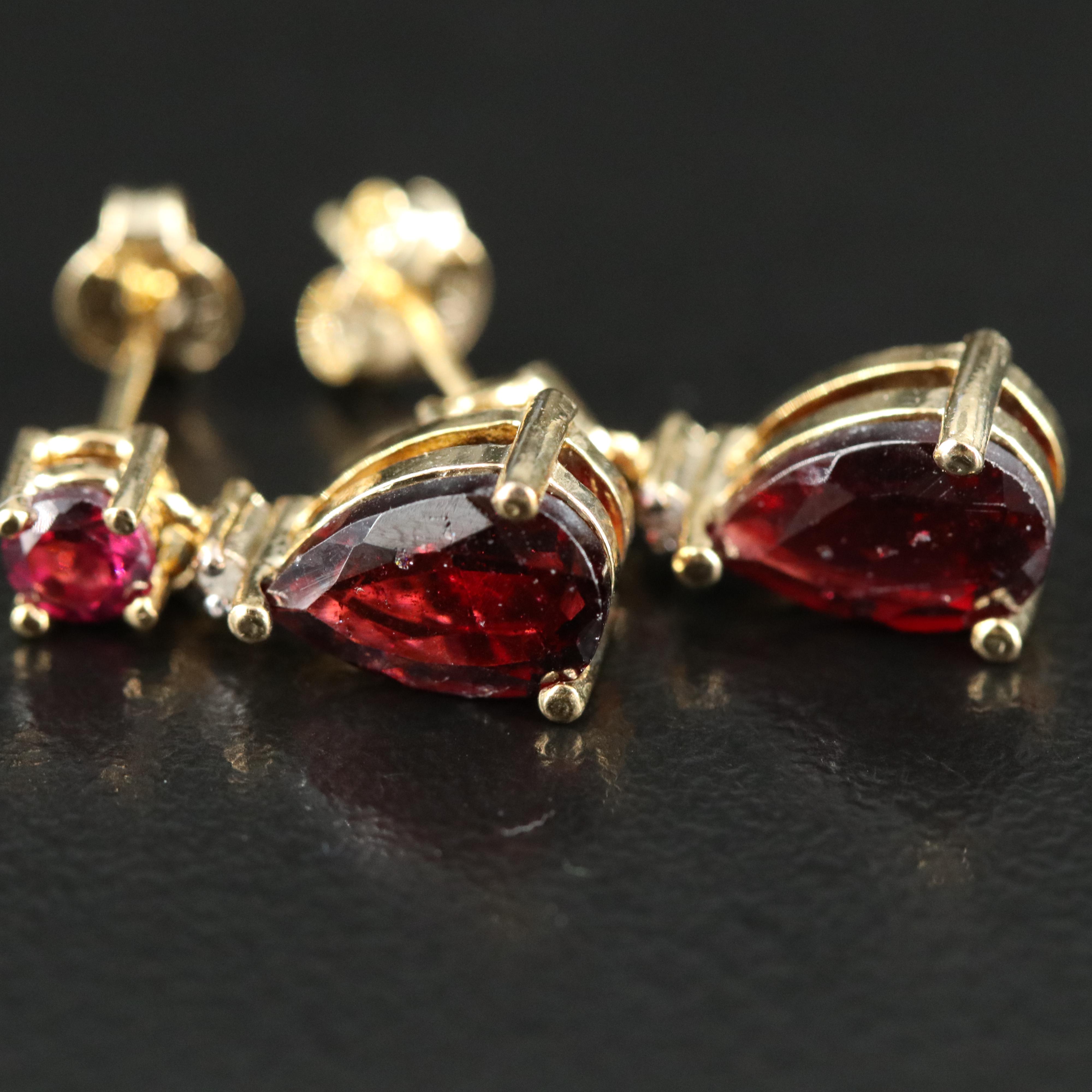 Sapphire, Garnet and Amethyst Featured in Sterling Jewelry Assortment