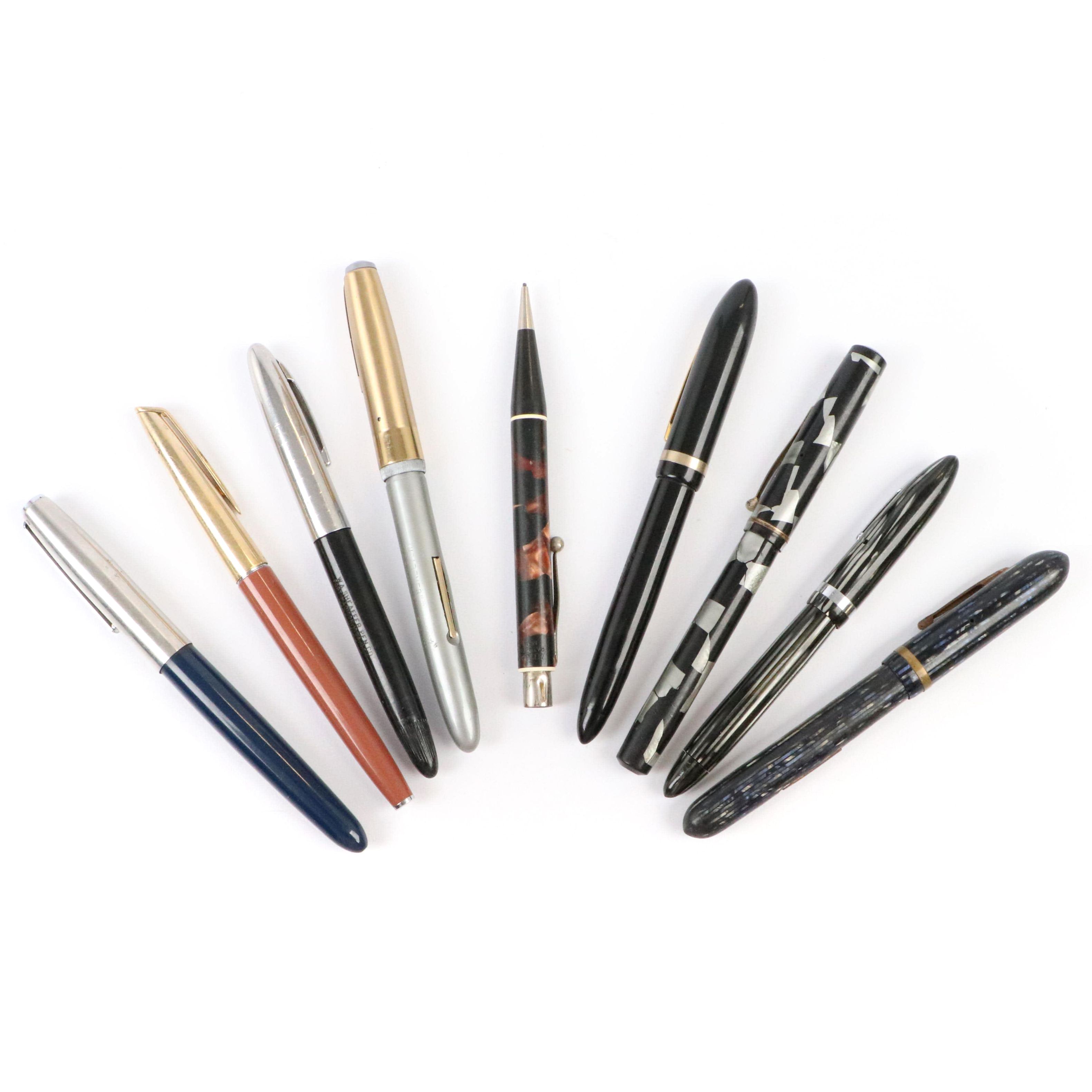 Parker, Sheaffer, 14k Waterman, ster, and More Ballpoint and