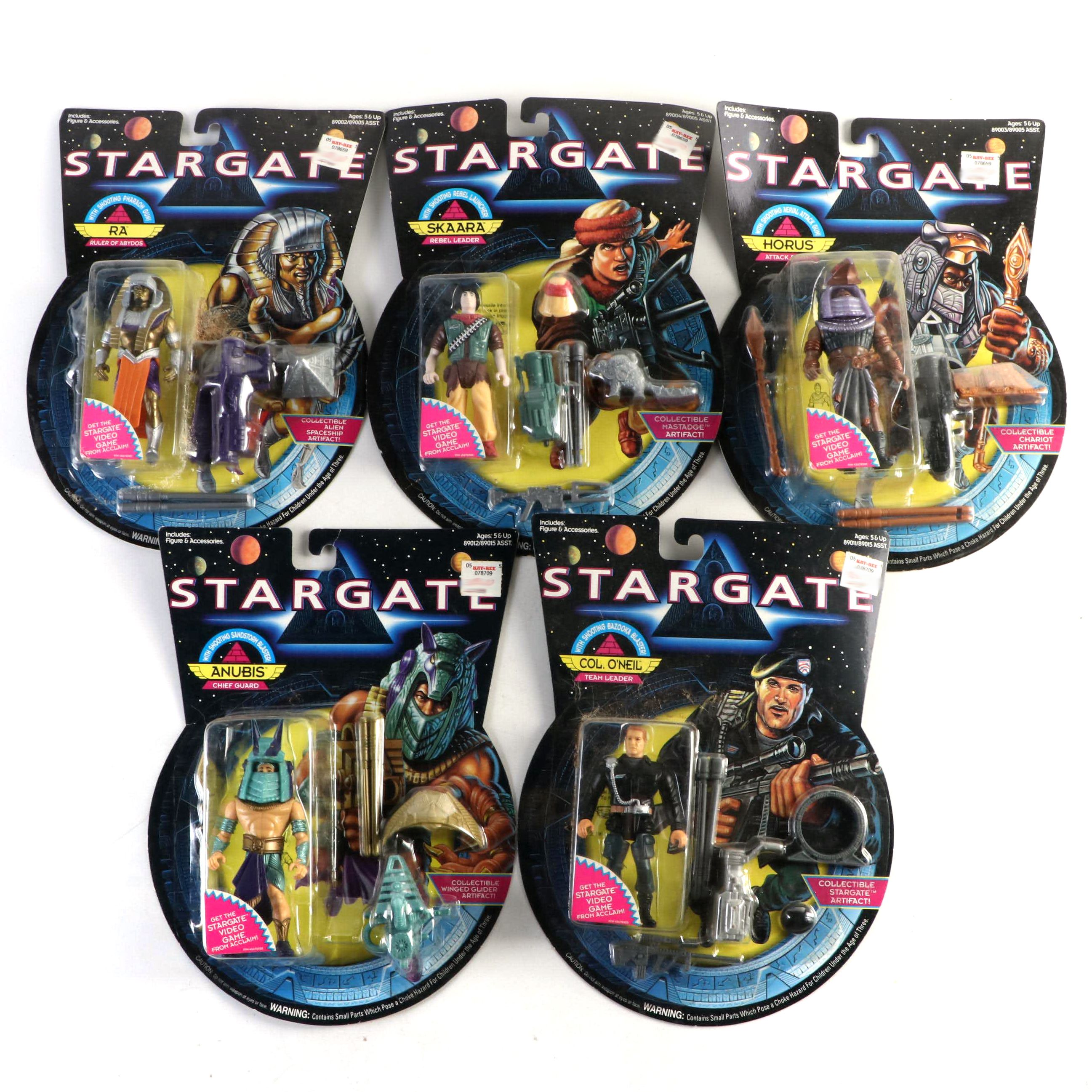 Hasbro "Skaara", "Horus" and More Stargate Action Figures, 1994