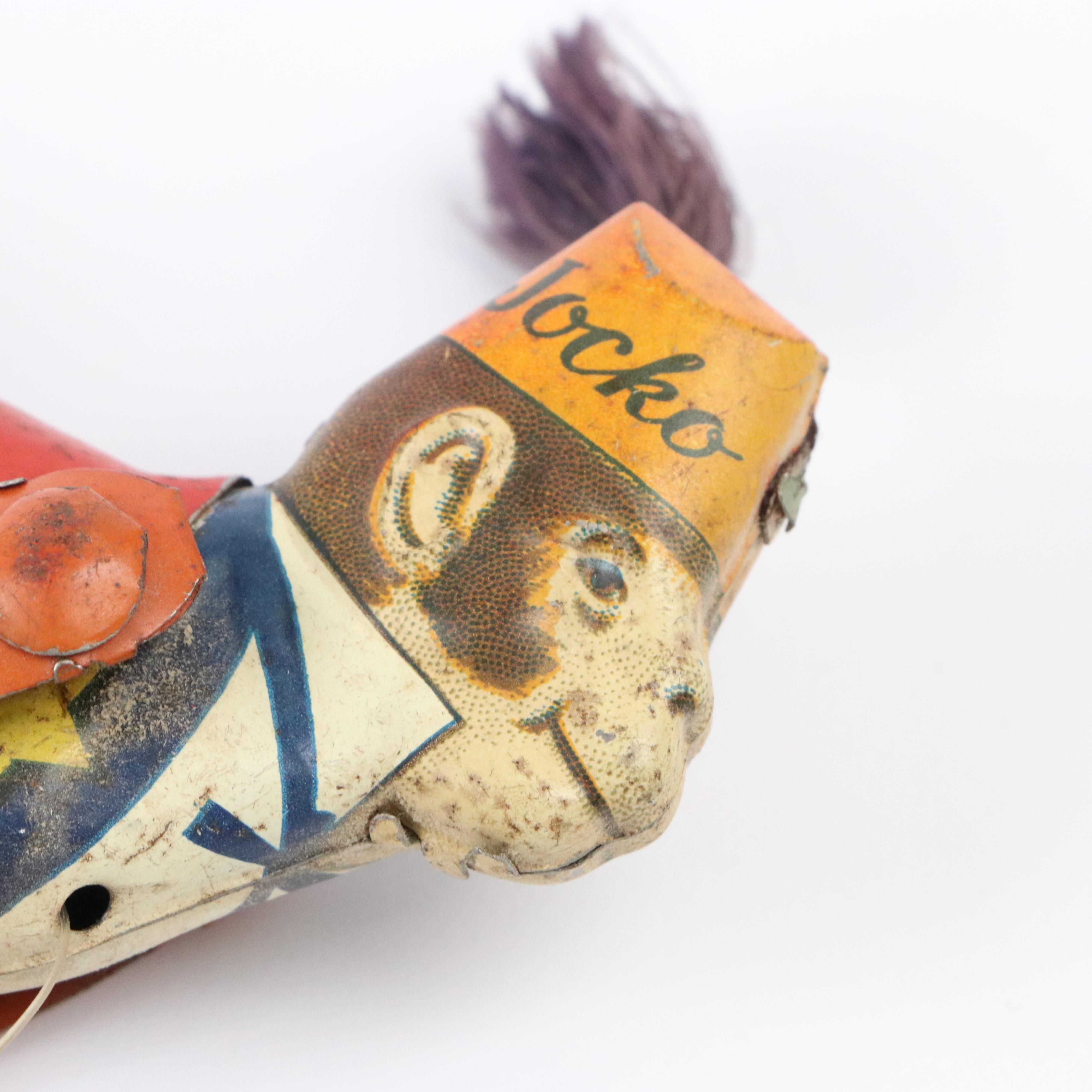 Windup Tin Lithograph Toys Including "Jocko The Climbing Monkey"