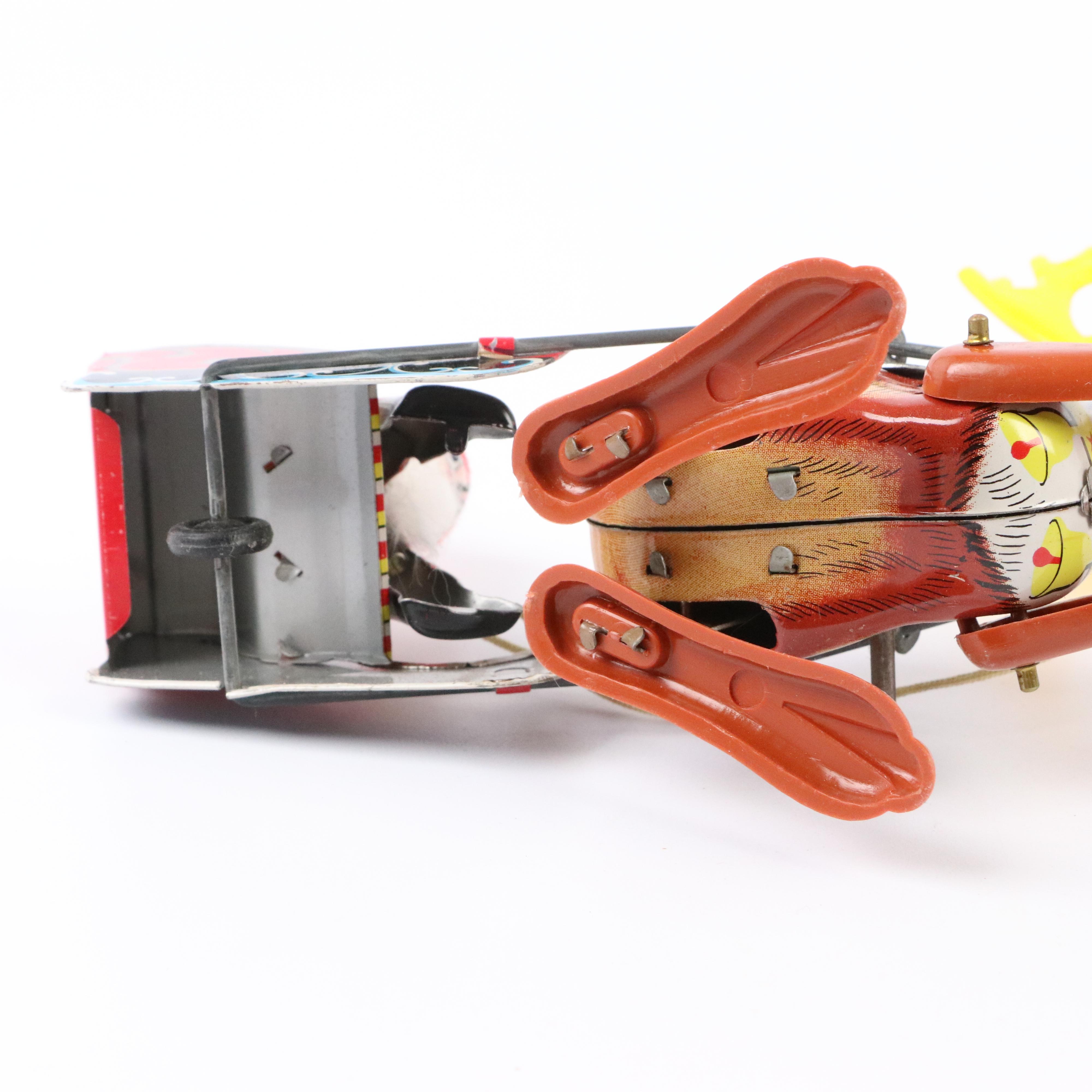 Windup Tin Lithograph Toys Including "Jocko The Climbing Monkey"