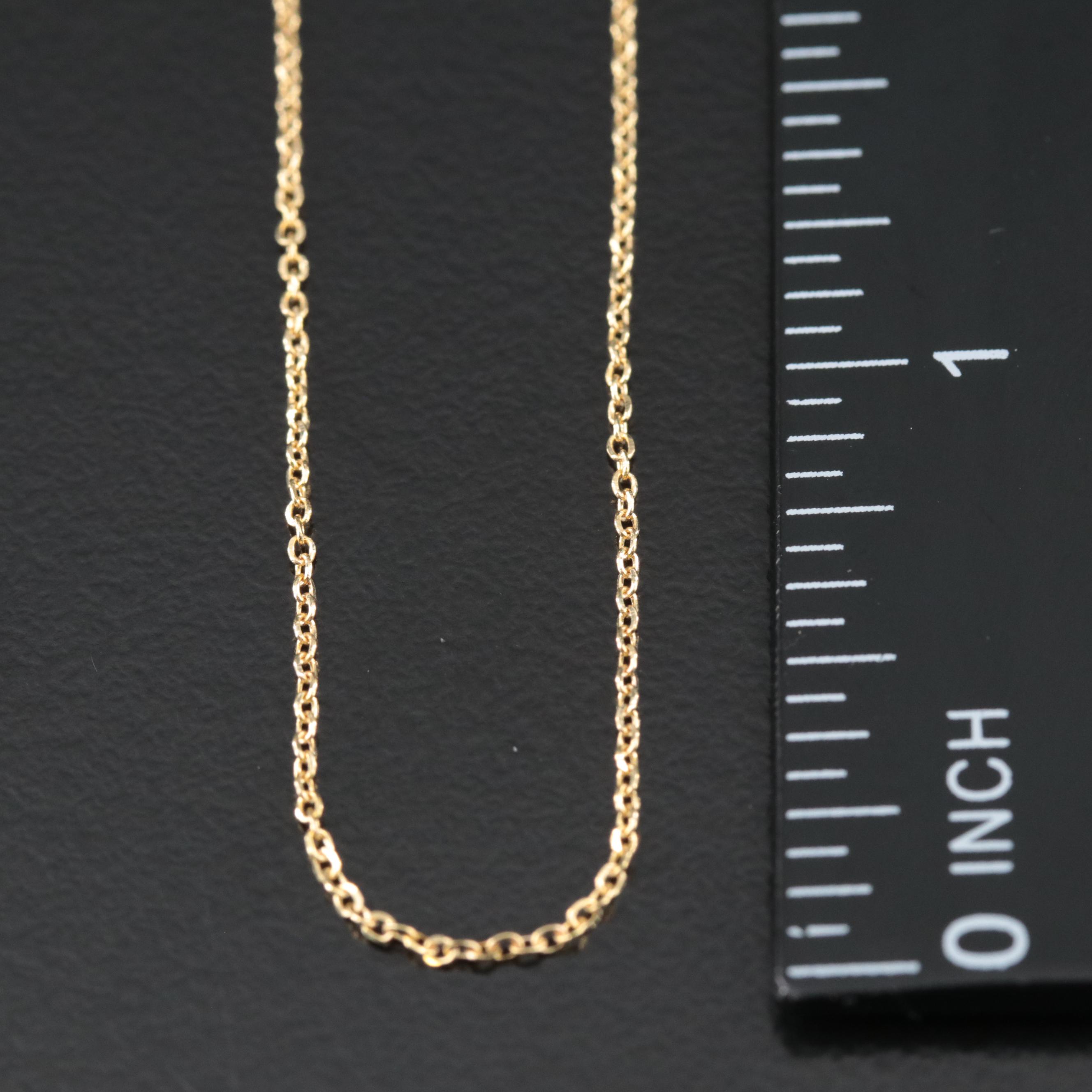 14K Cable Chain Necklace