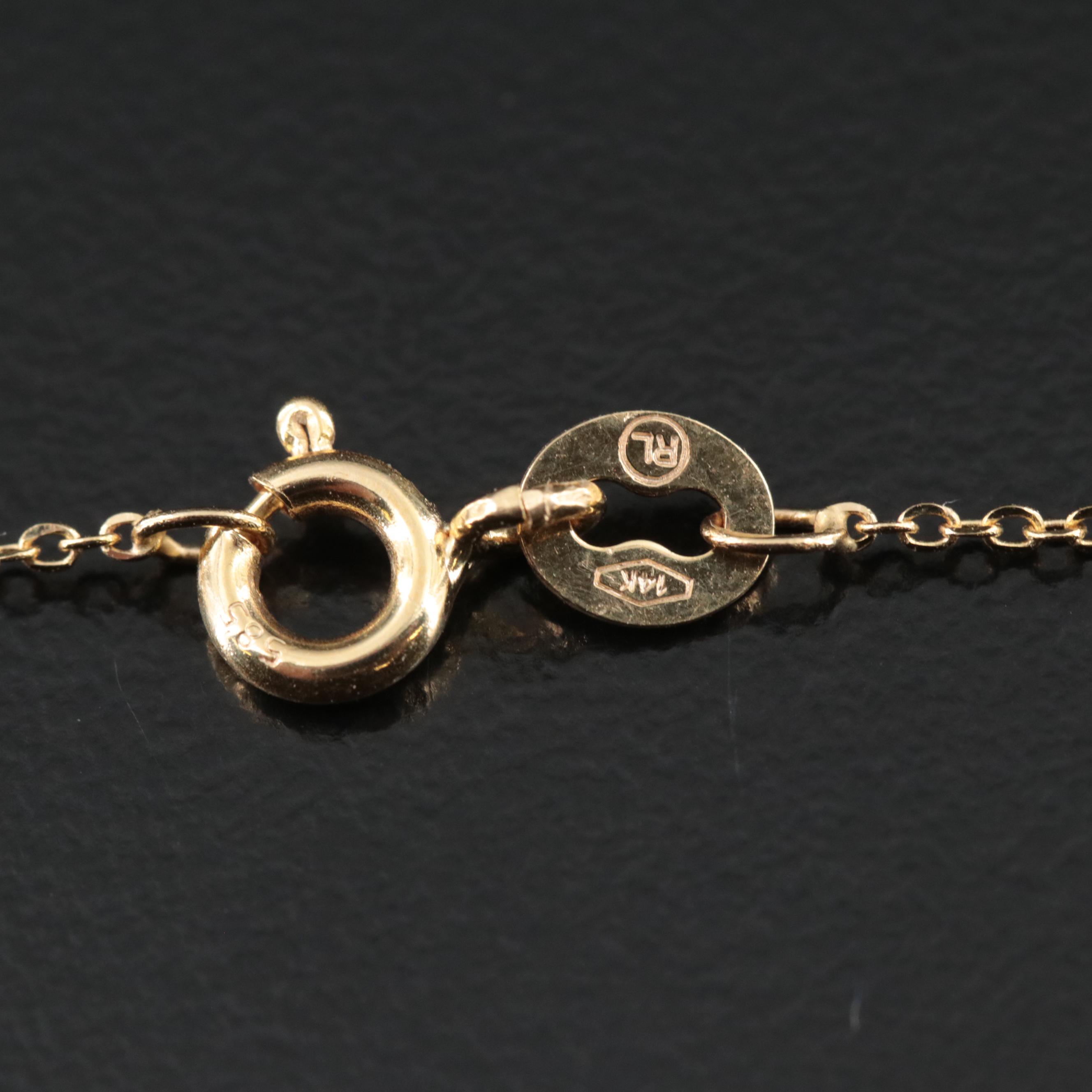 14K Cable Chain Necklace