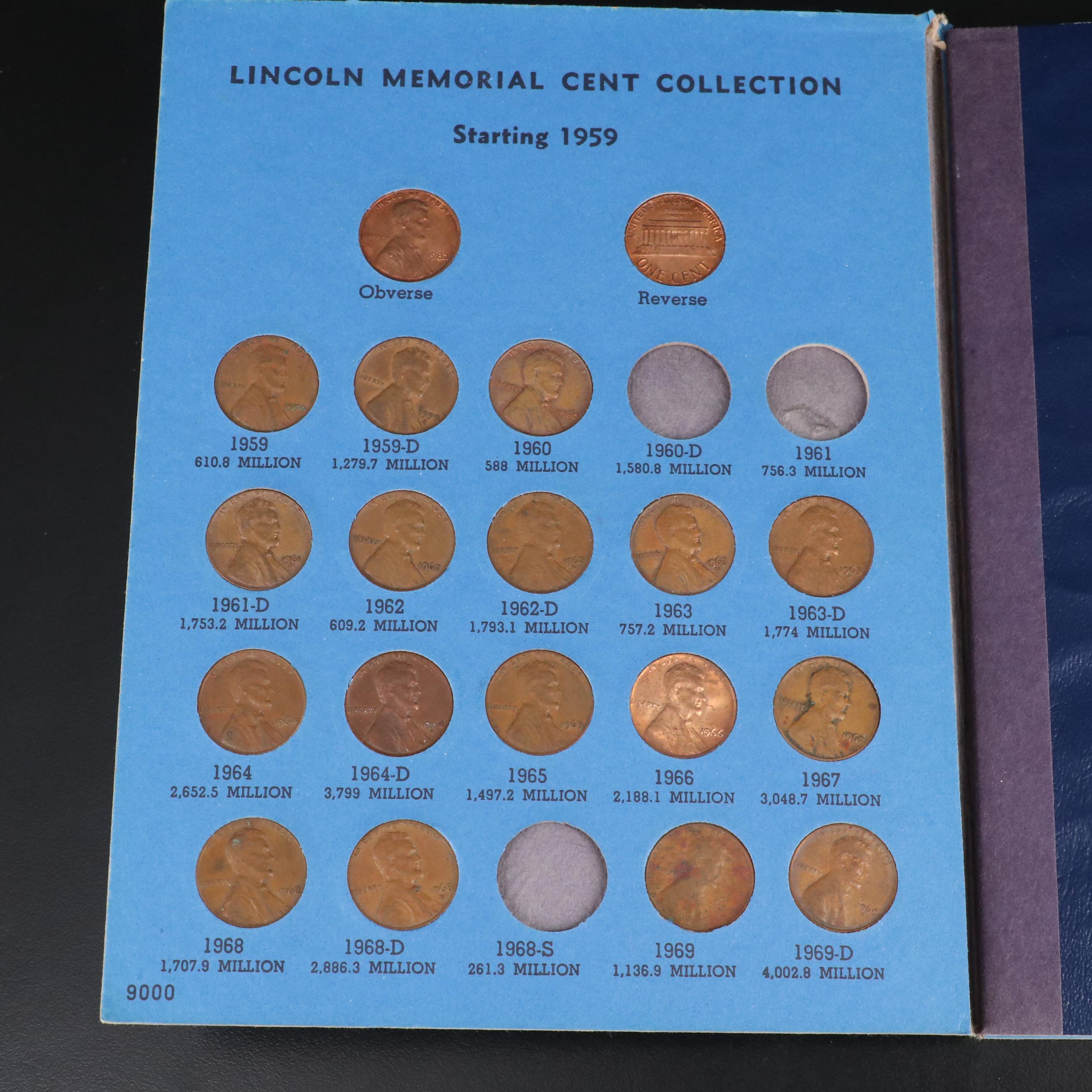 Five Coin Folders With Indian Cents and Others